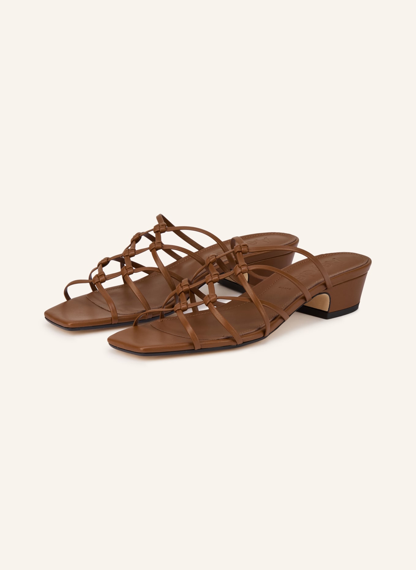 Aeyde Mules TALHA: COGNAC