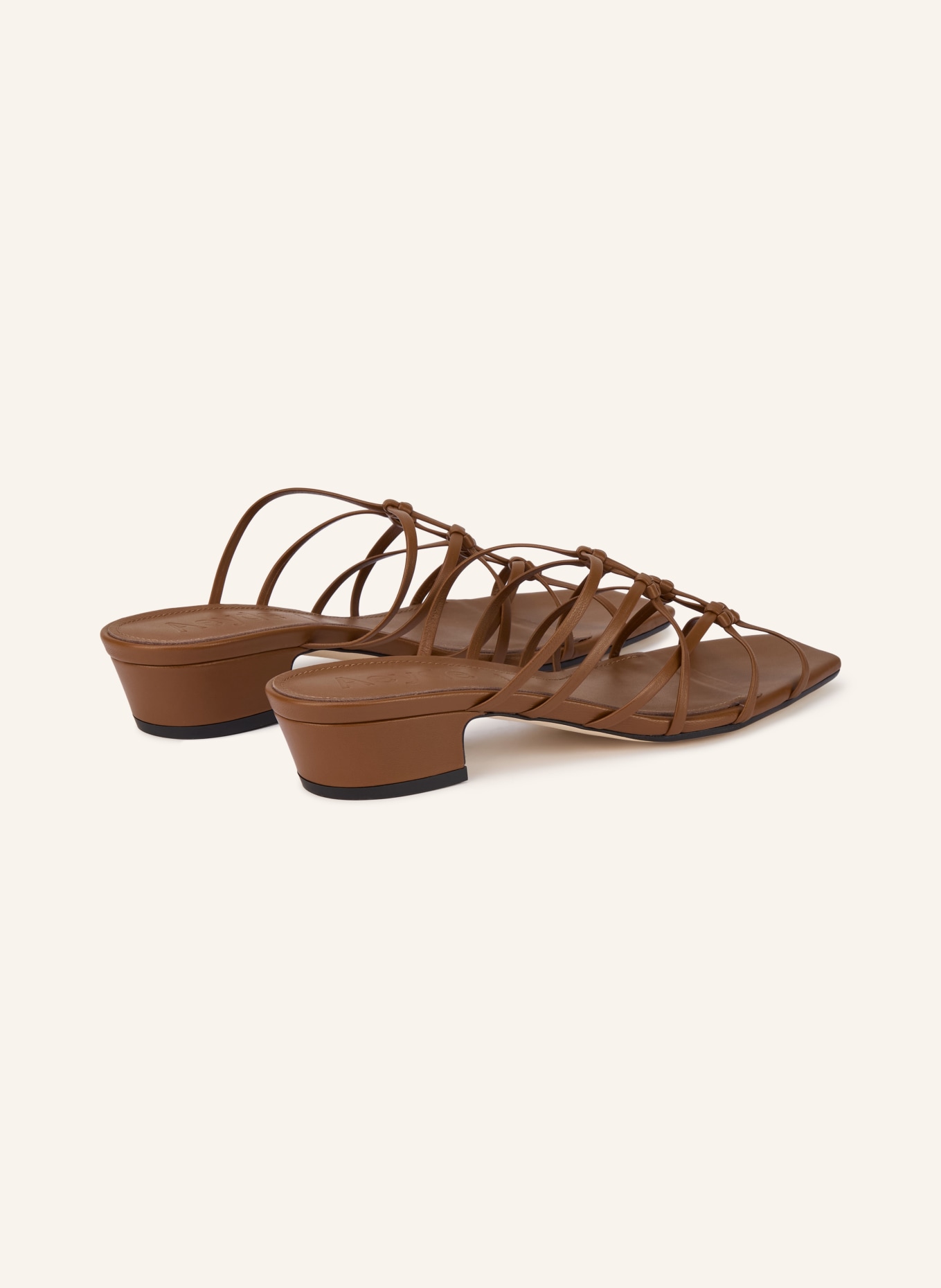 Aeyde Mules TALHA: COGNAC