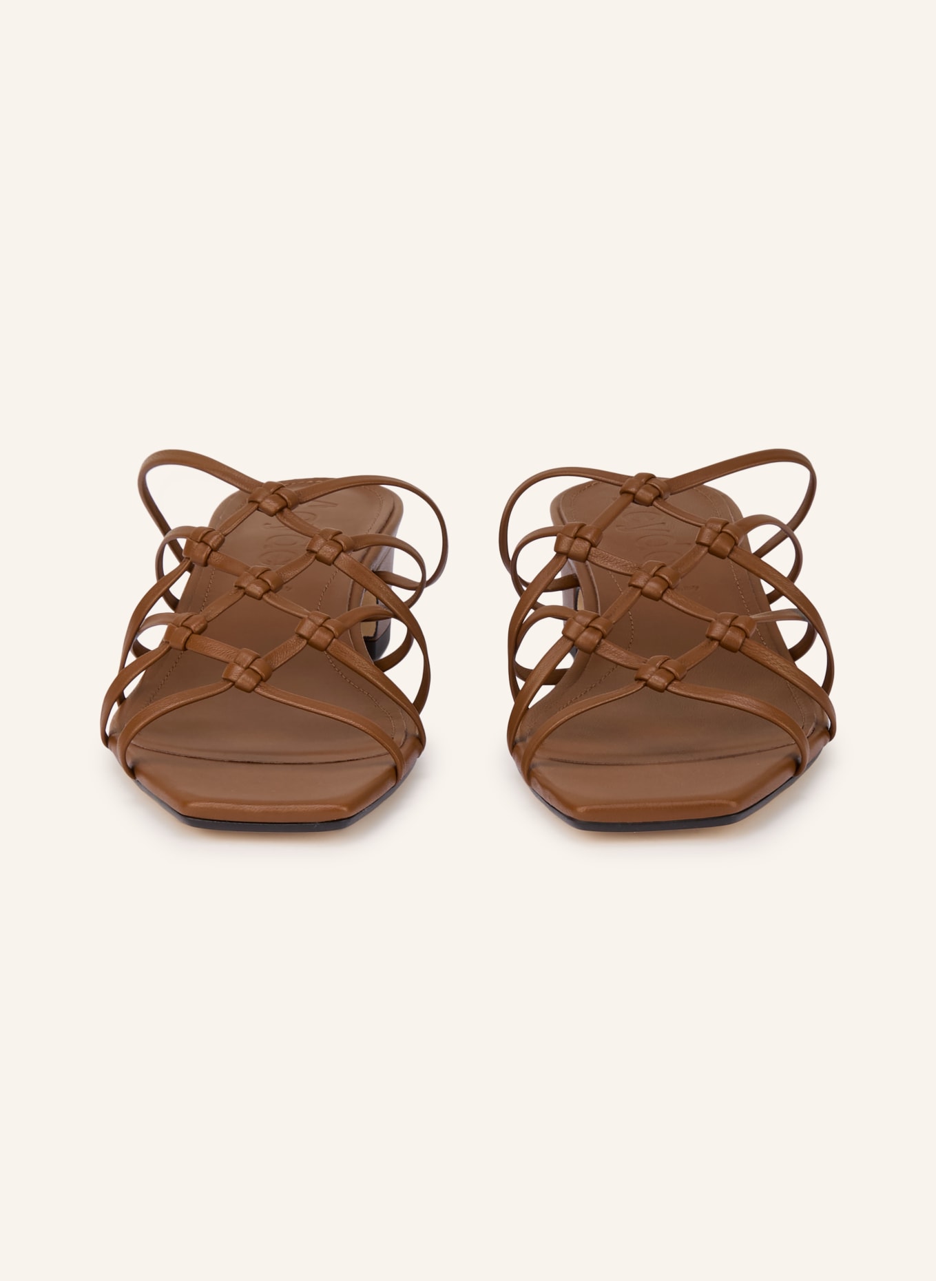 Aeyde Mules TALHA: COGNAC