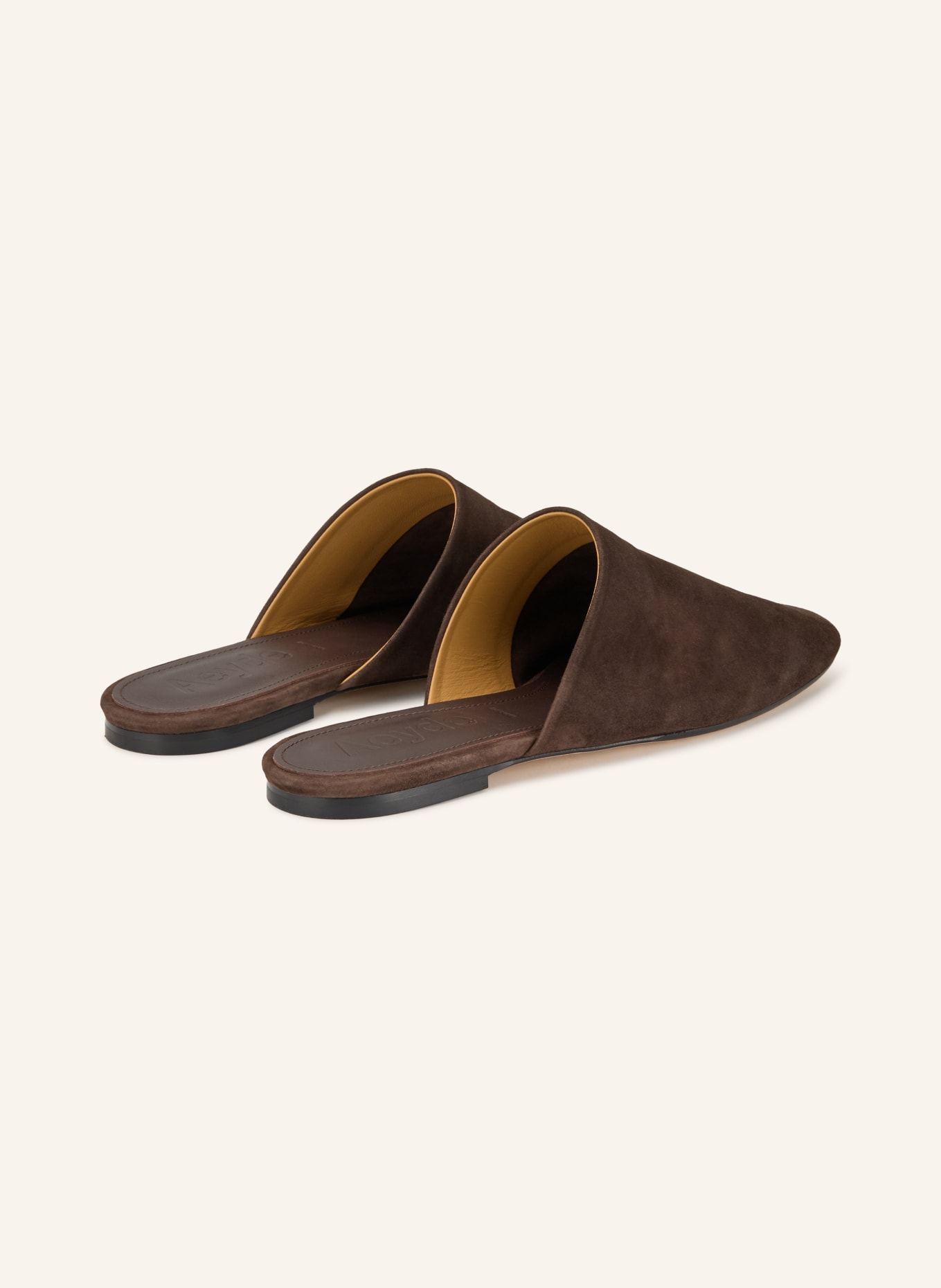 Aeyde Mules REGA: MARRON FONCÉ
