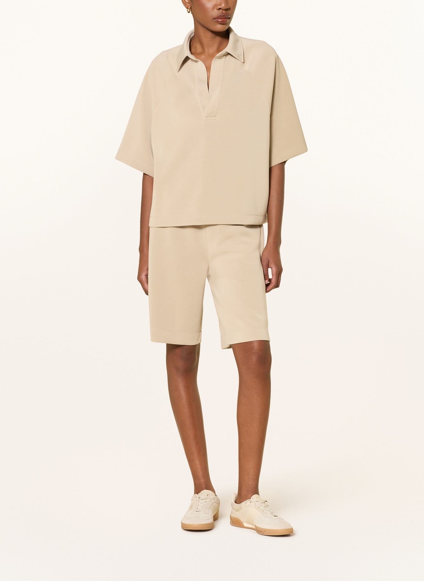 BOSS Jersey-Poloshirt: BEIGE