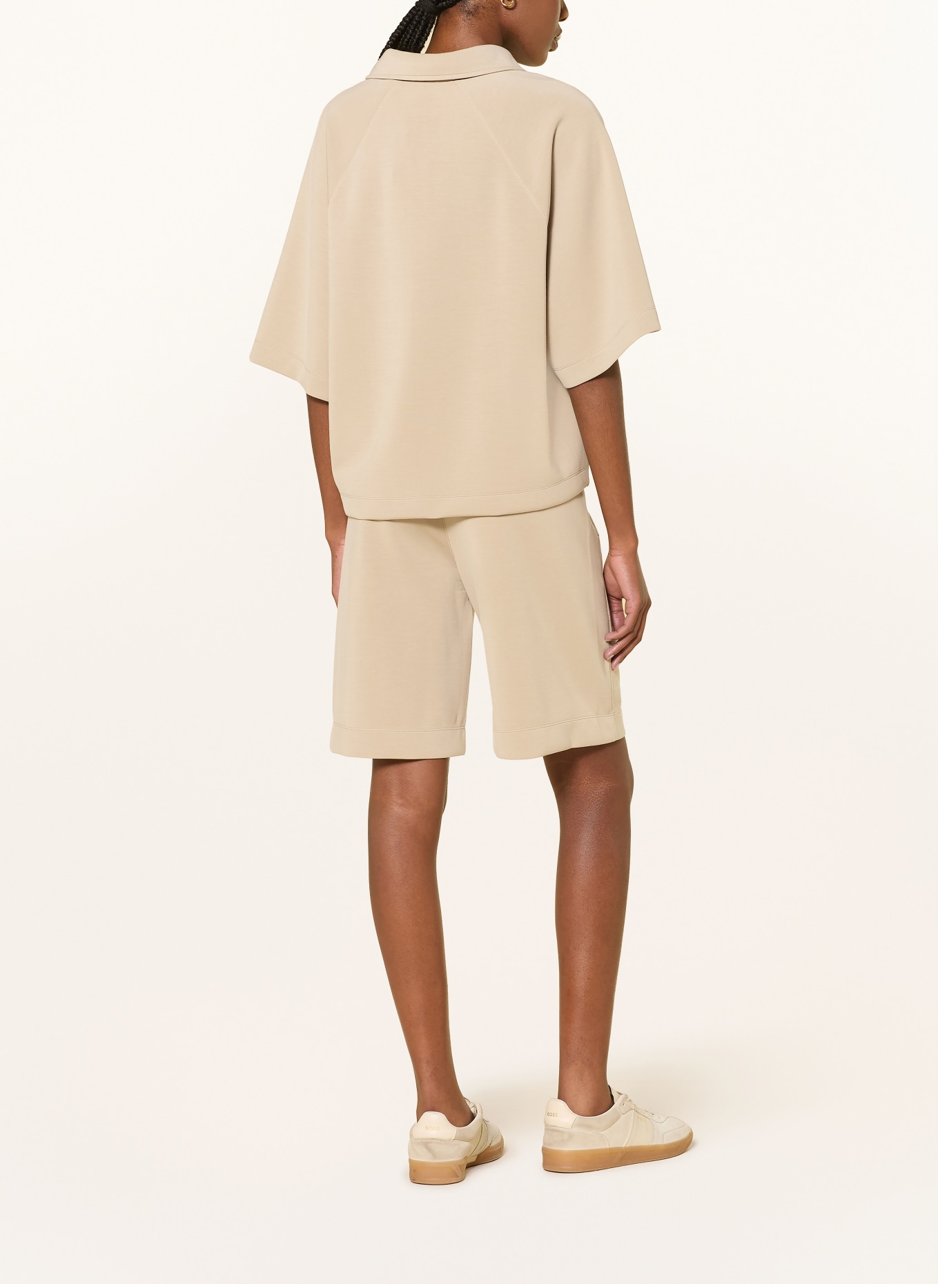 BOSS Jersey-Poloshirt: BEIGE