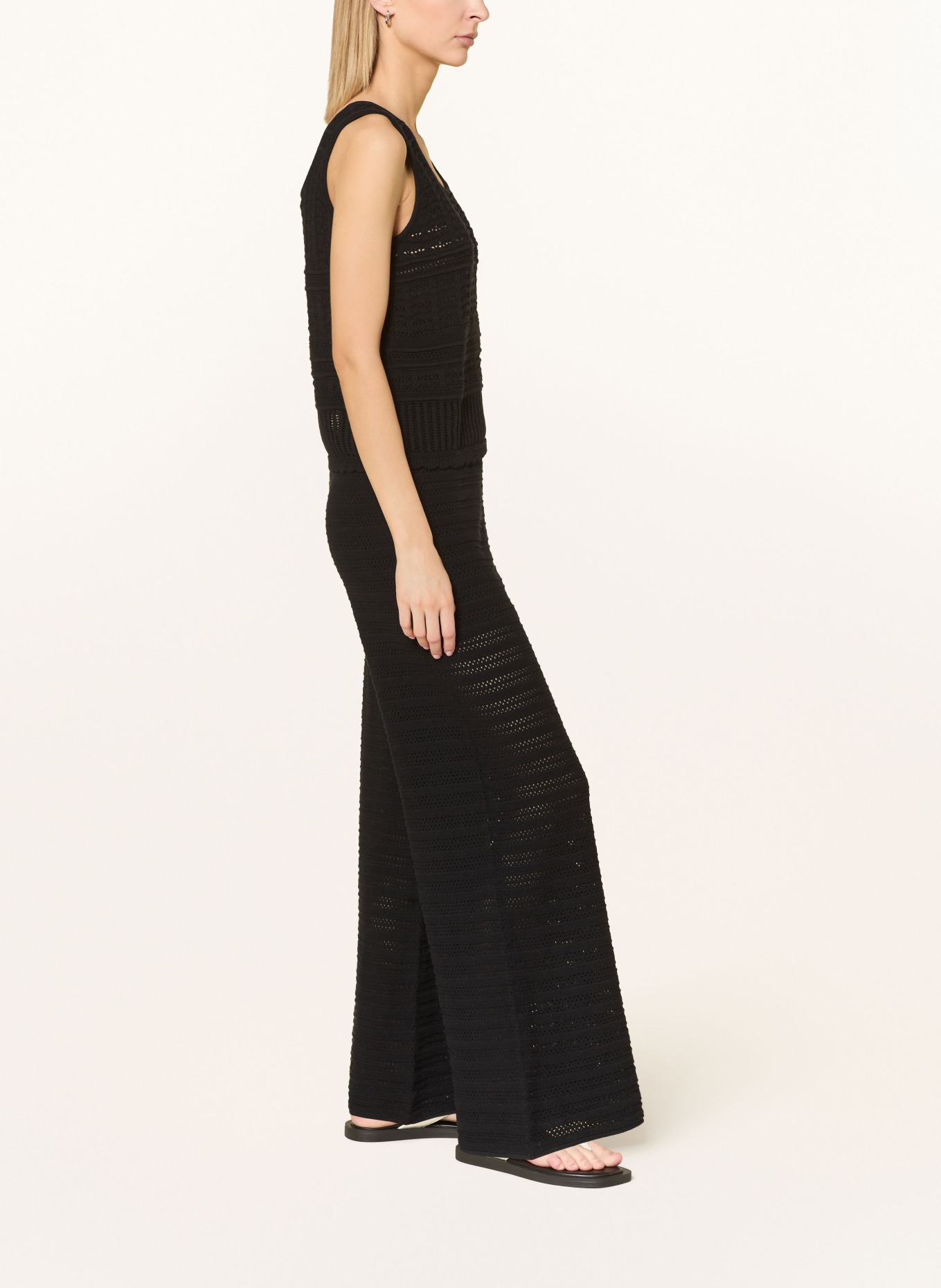 Marc O'Polo Pantalon en maille: NOIR