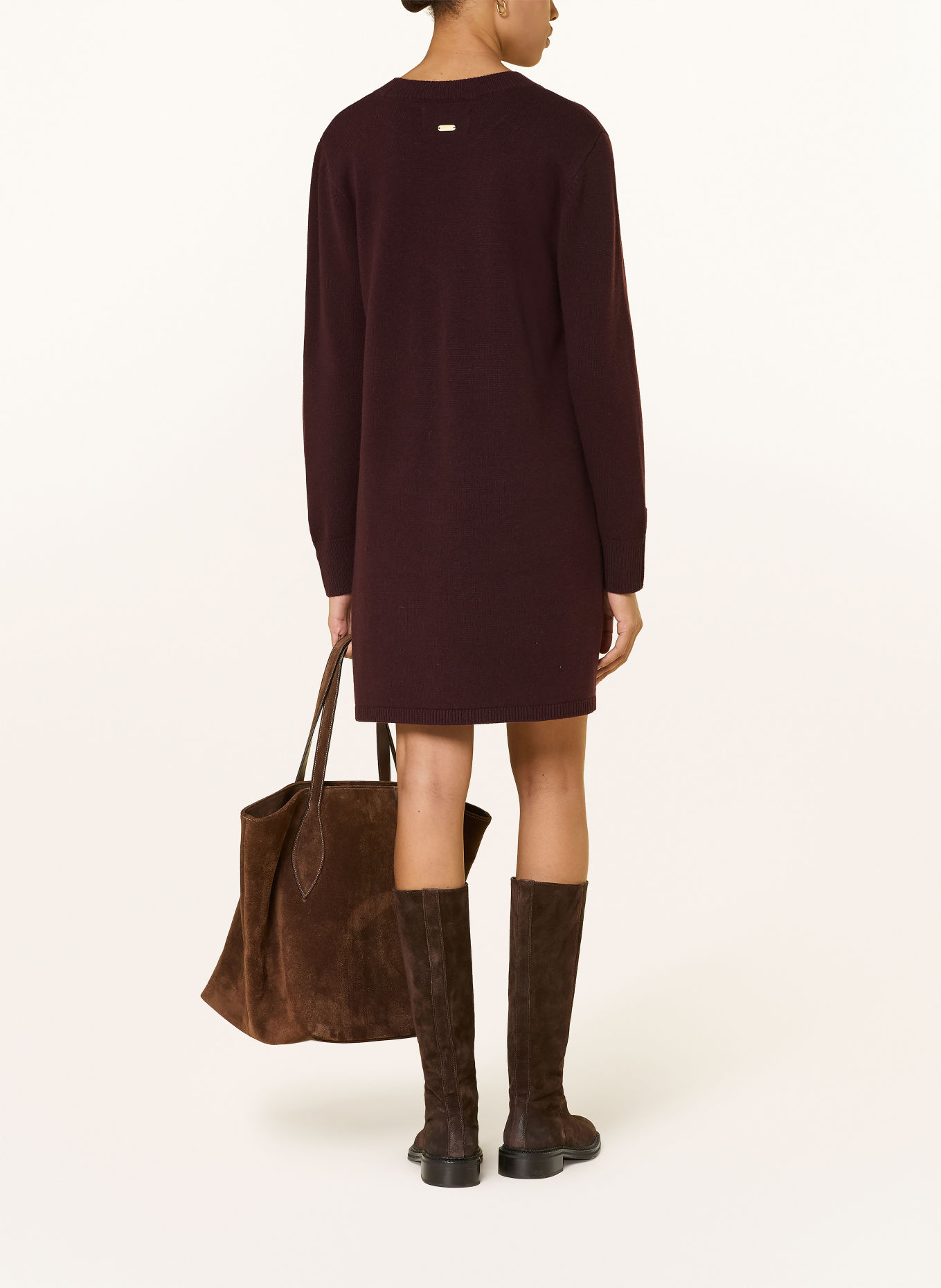 Barbour Strickkleid MAY: DUNKELROT