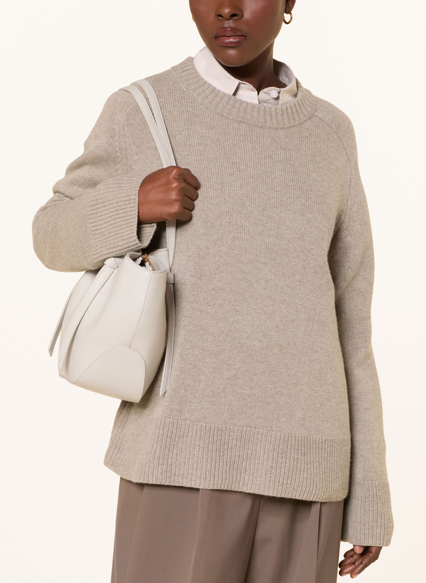 lilienfels Cashmere-Pullover: TAUPE