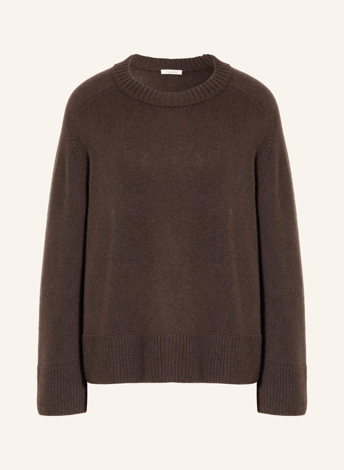 lilienfels Cashmere-Pullover: DUNKELBRAUN