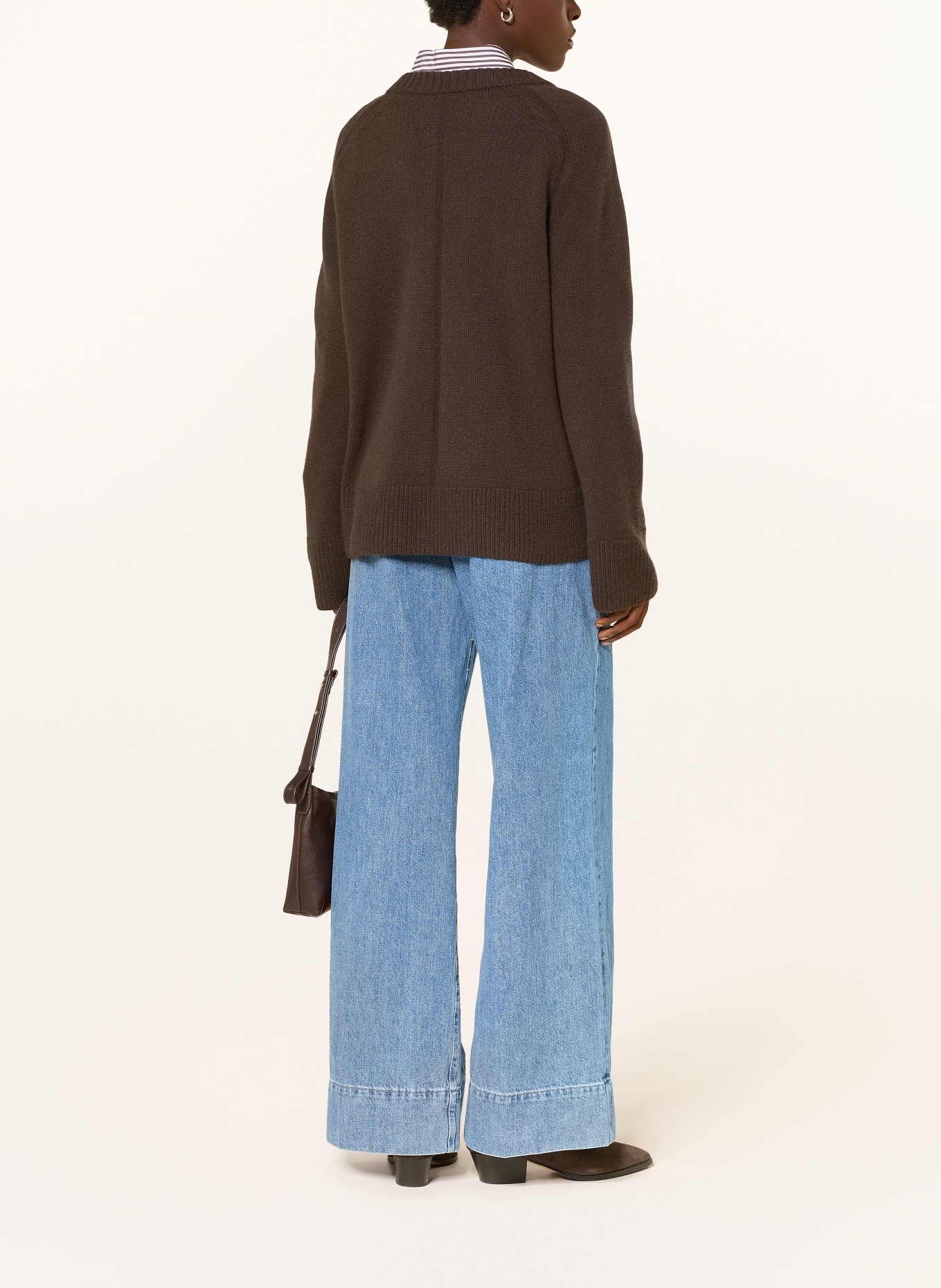 lilienfels Cashmere-Pullover: DUNKELBRAUN