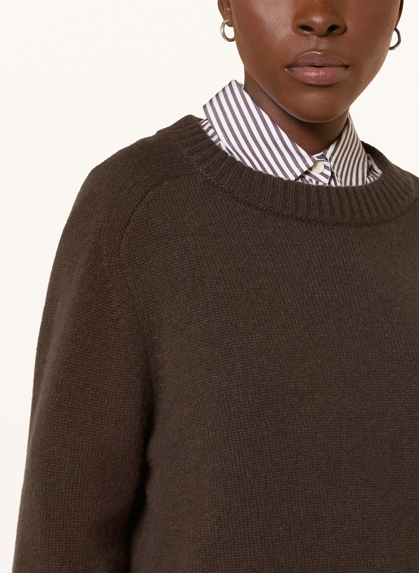 lilienfels Cashmere-Pullover: DUNKELBRAUN