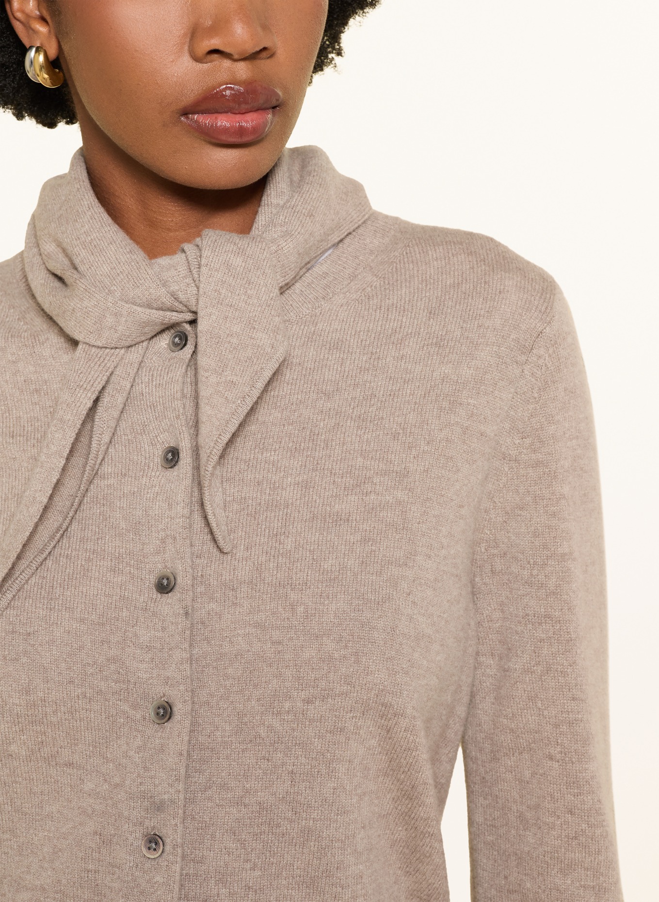 lilienfels Kasjmier vest: TAUPE