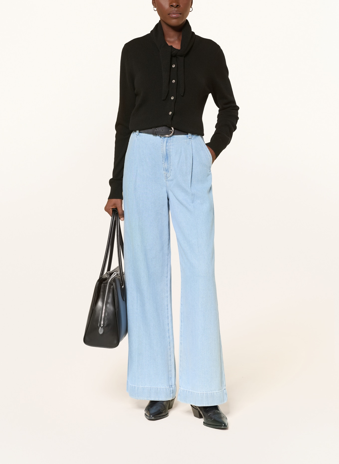 lilienfels Cardigan en cachemire: NOIR