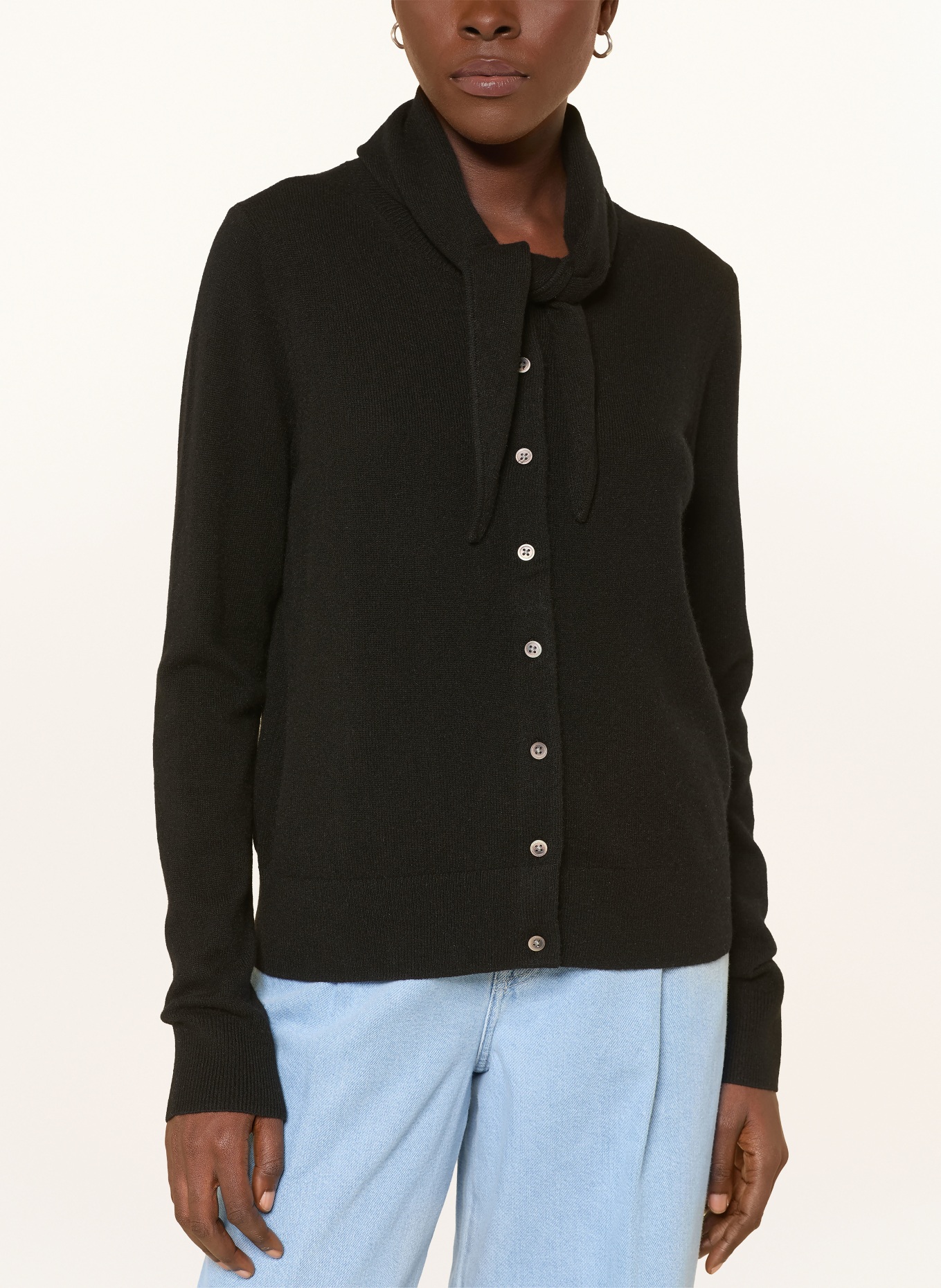 lilienfels Cardigan en cachemire: NOIR