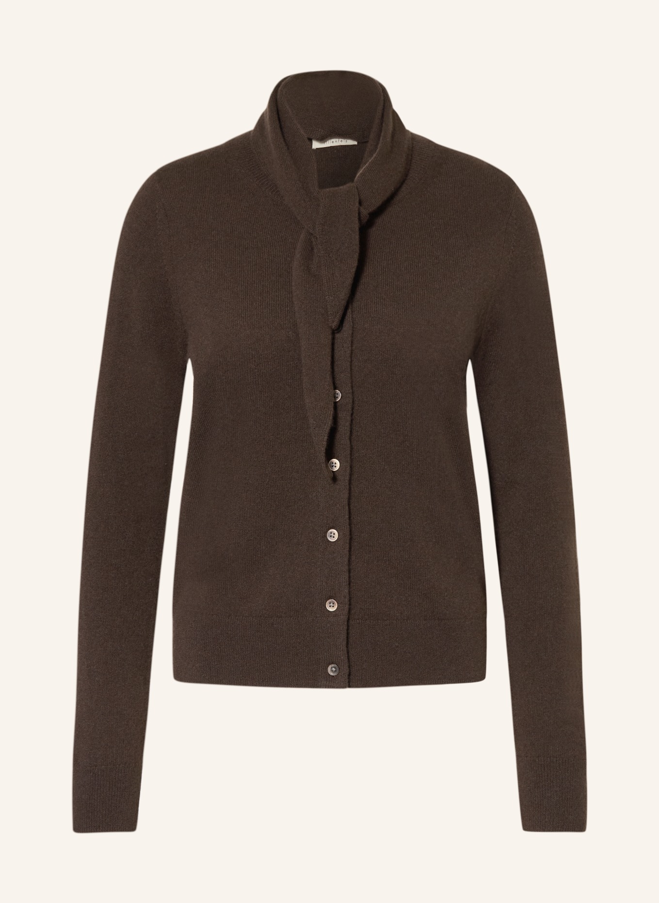 lilienfels Kasjmier vest: MARRON FONCÉ
