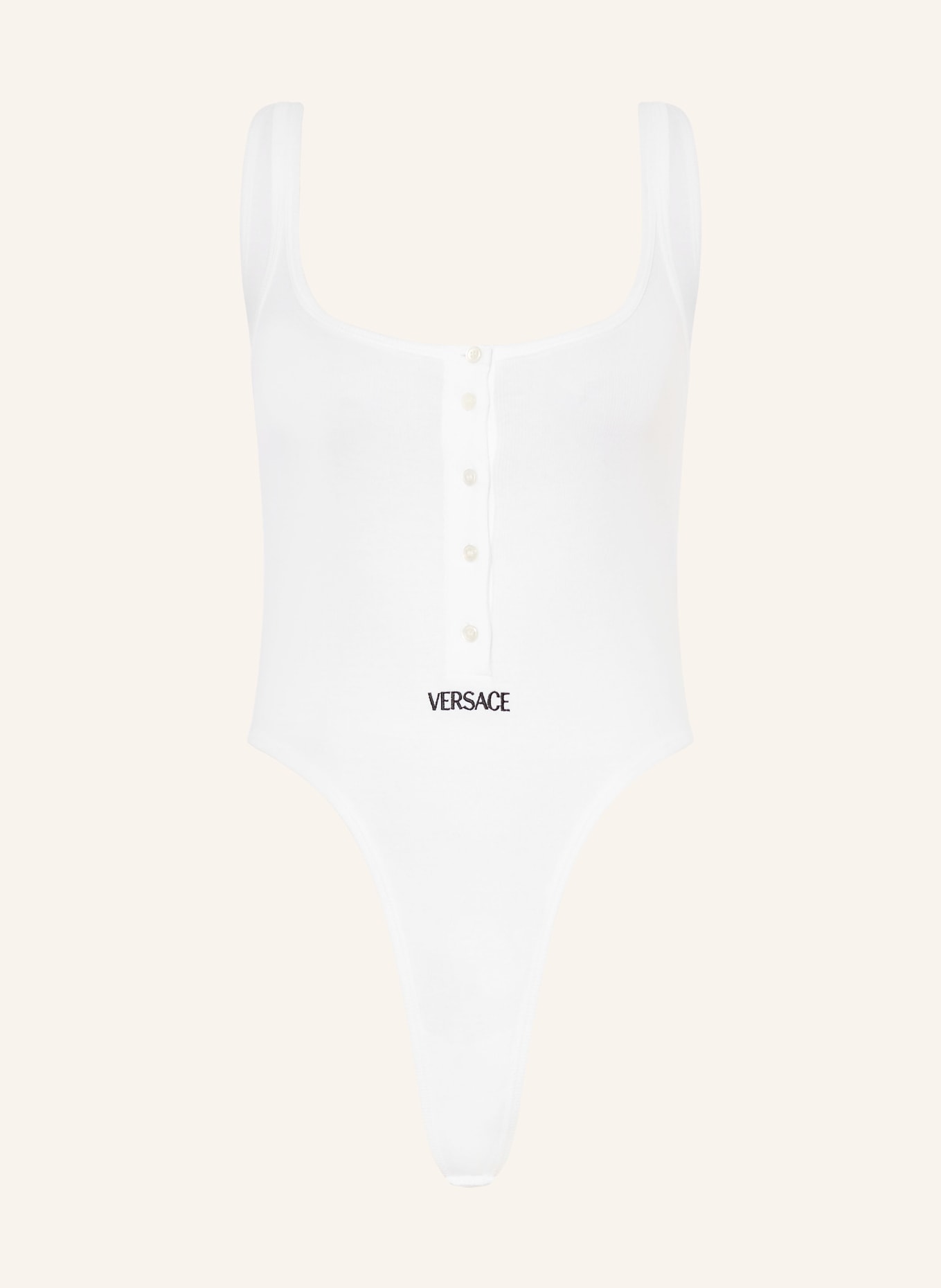 VERSACE Body na ramiączkach: BIAŁY