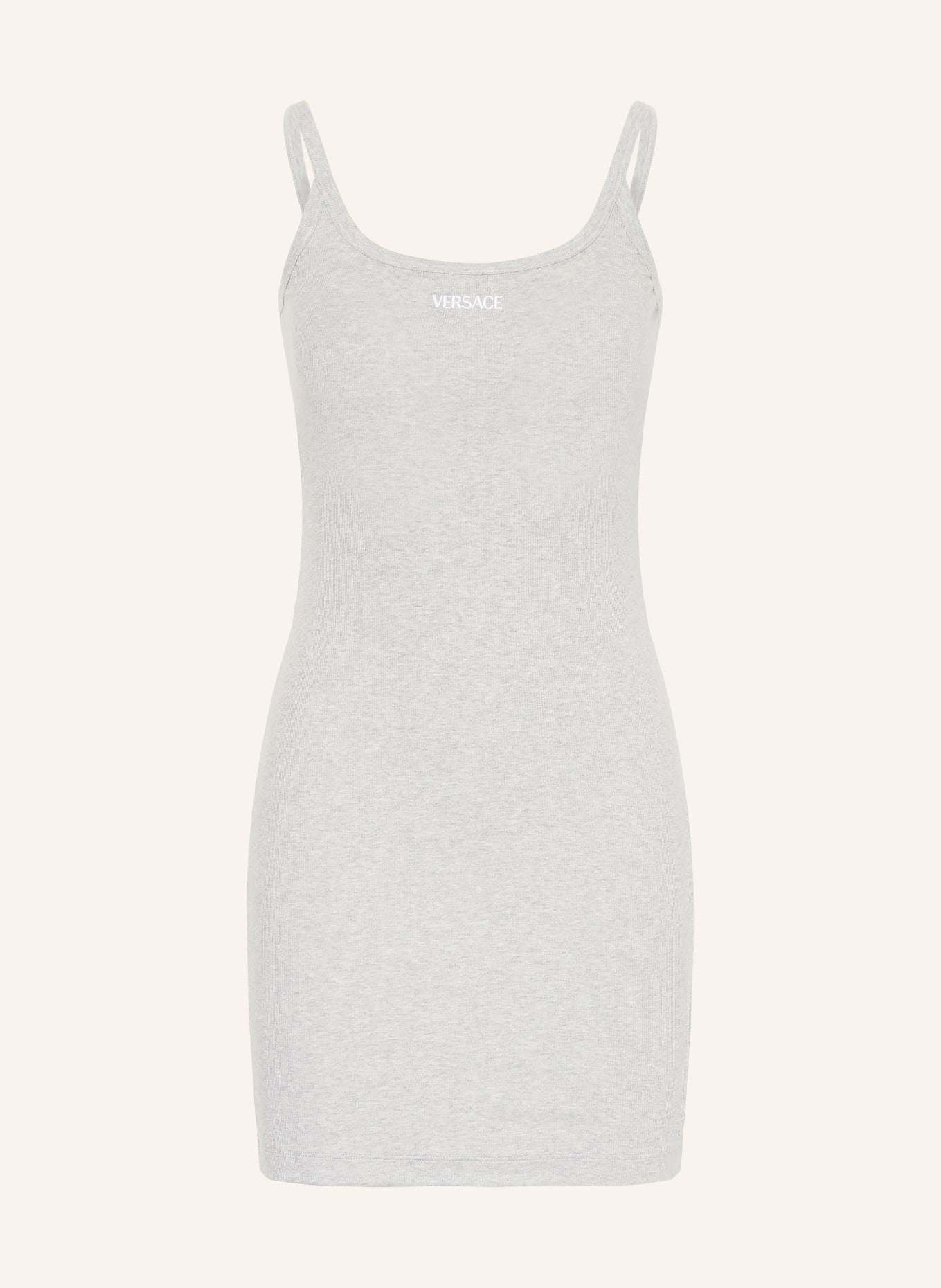 VERSACE Jersey dress: GRAY