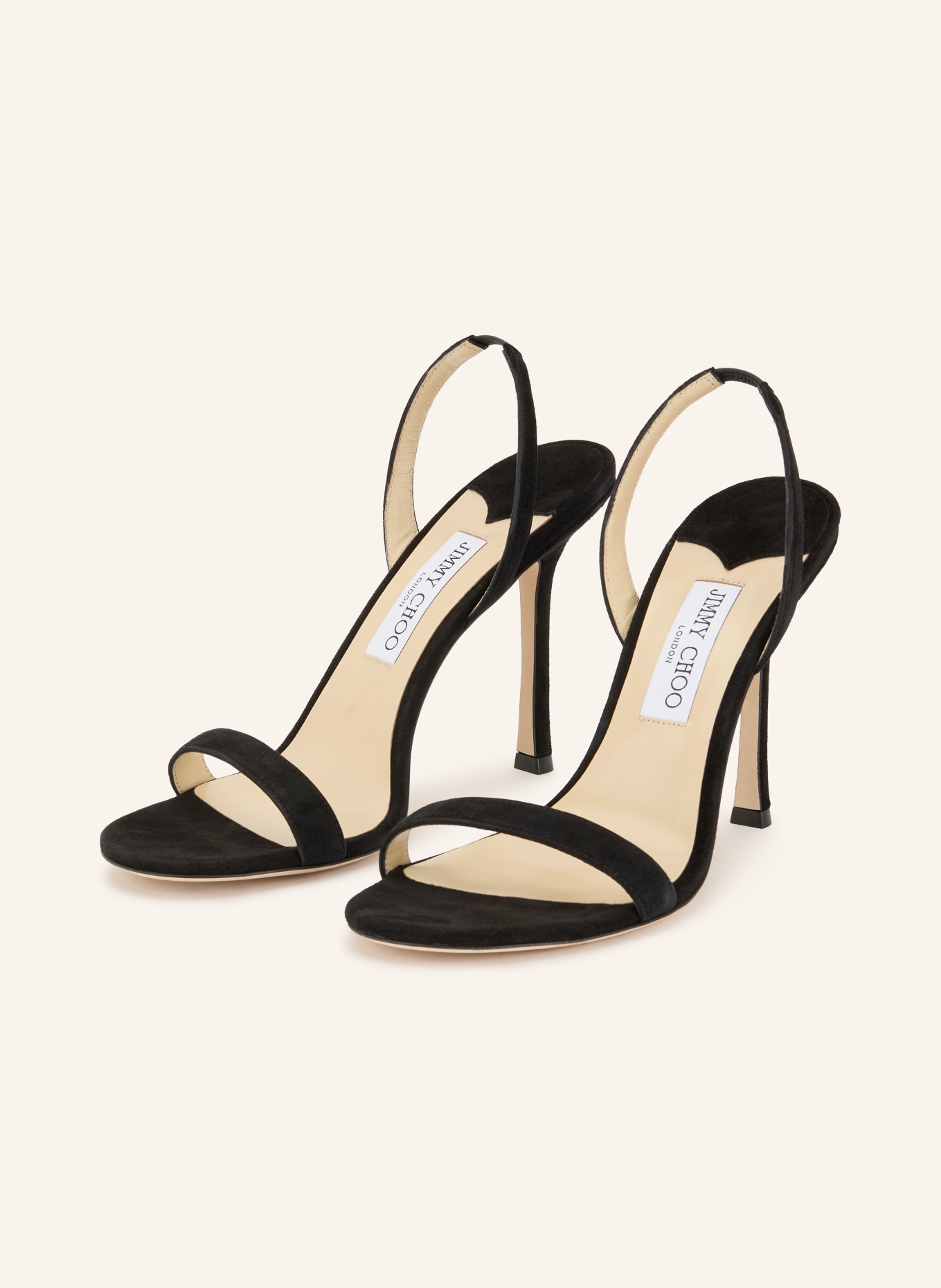 JIMMY CHOO Sandaletten JENN 100: SCHWARZ