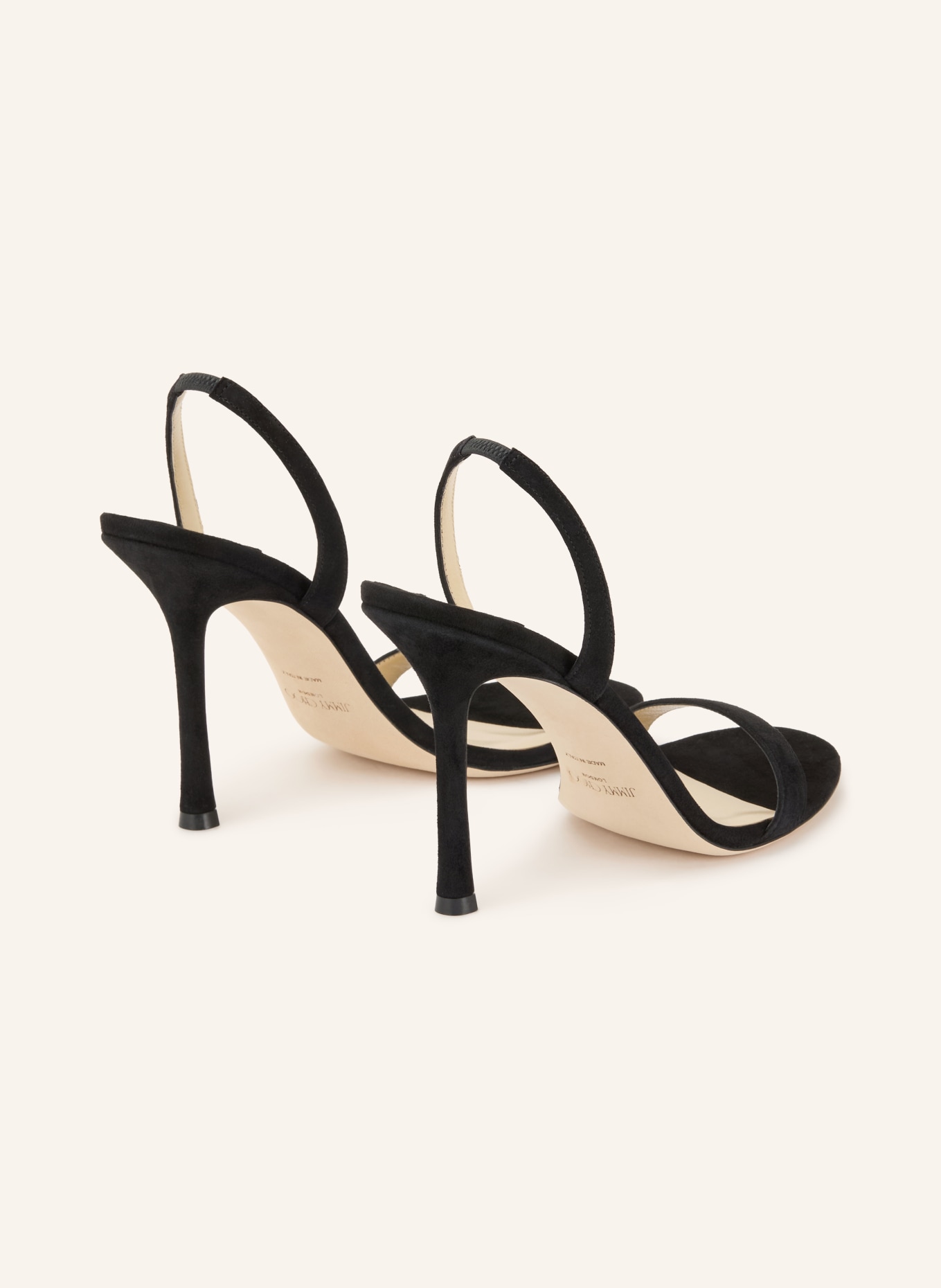 JIMMY CHOO Sandaletten JENN 100: SCHWARZ