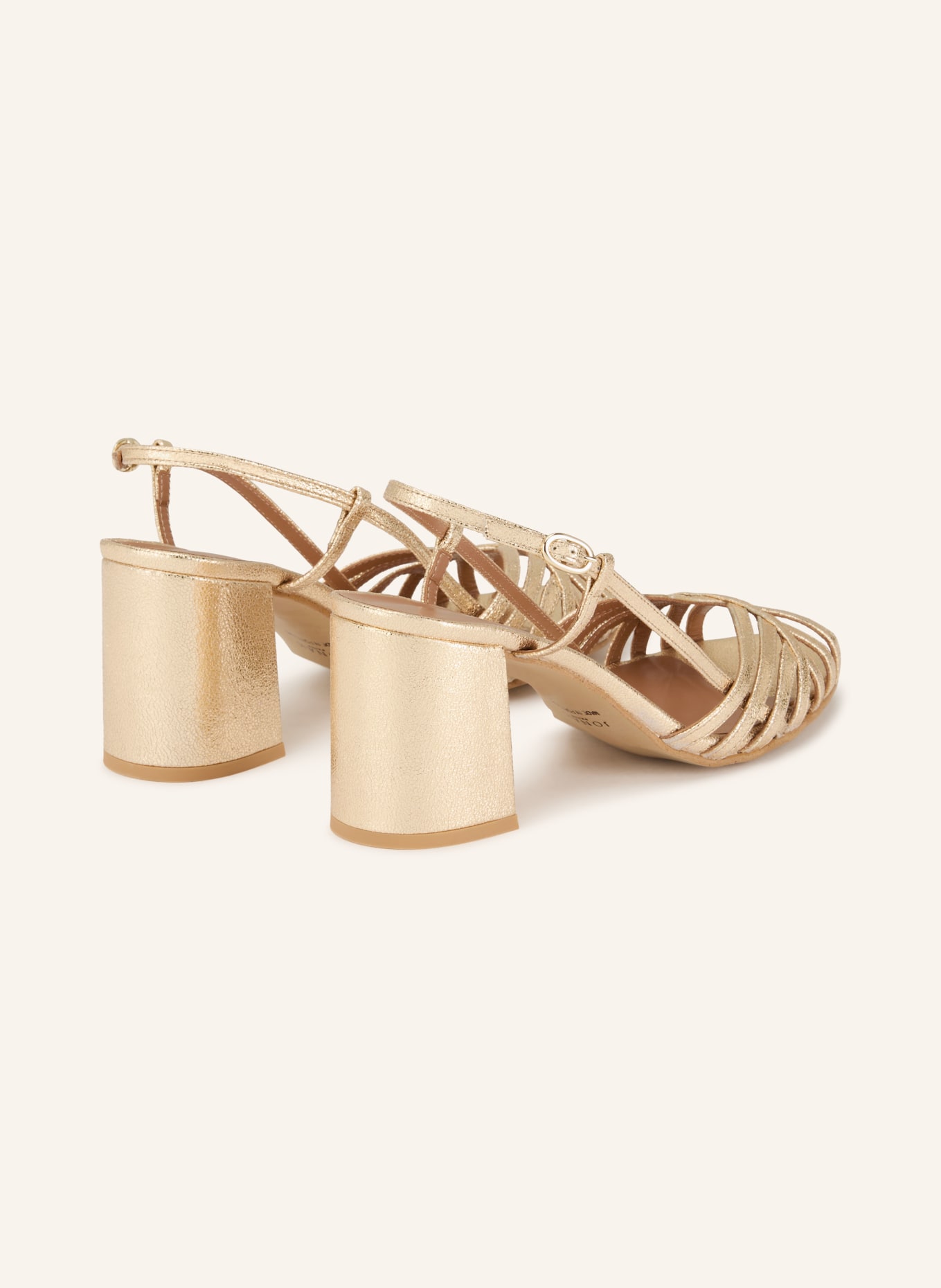 JONAK Sandałki DAMETTE: ZŁOTY