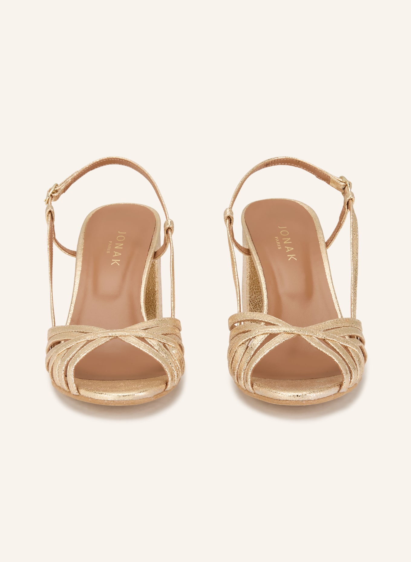 JONAK Sandałki DAMETTE: ZŁOTY