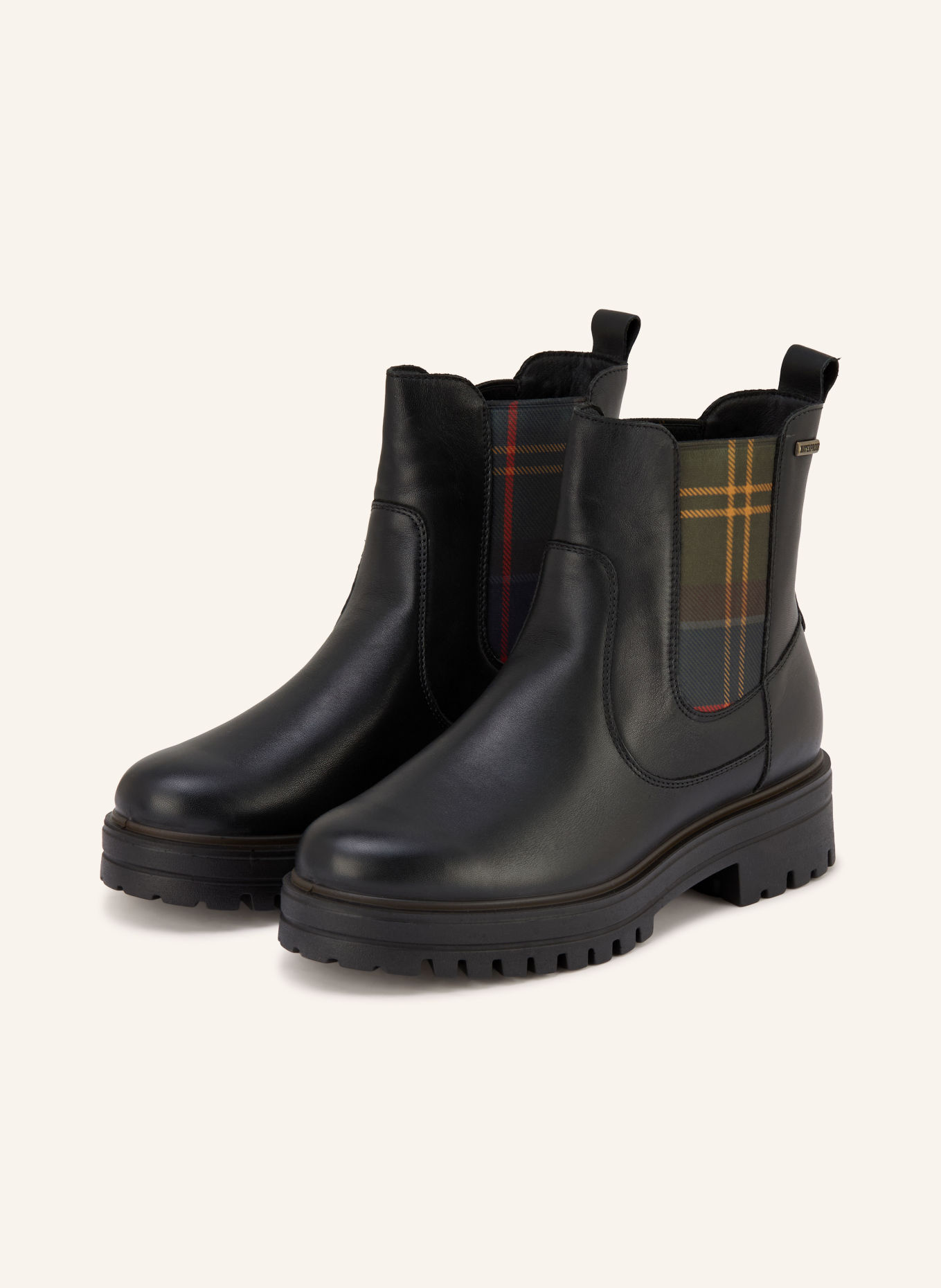 Barbour Botki Chelsea AMBERLEY: CZARNY