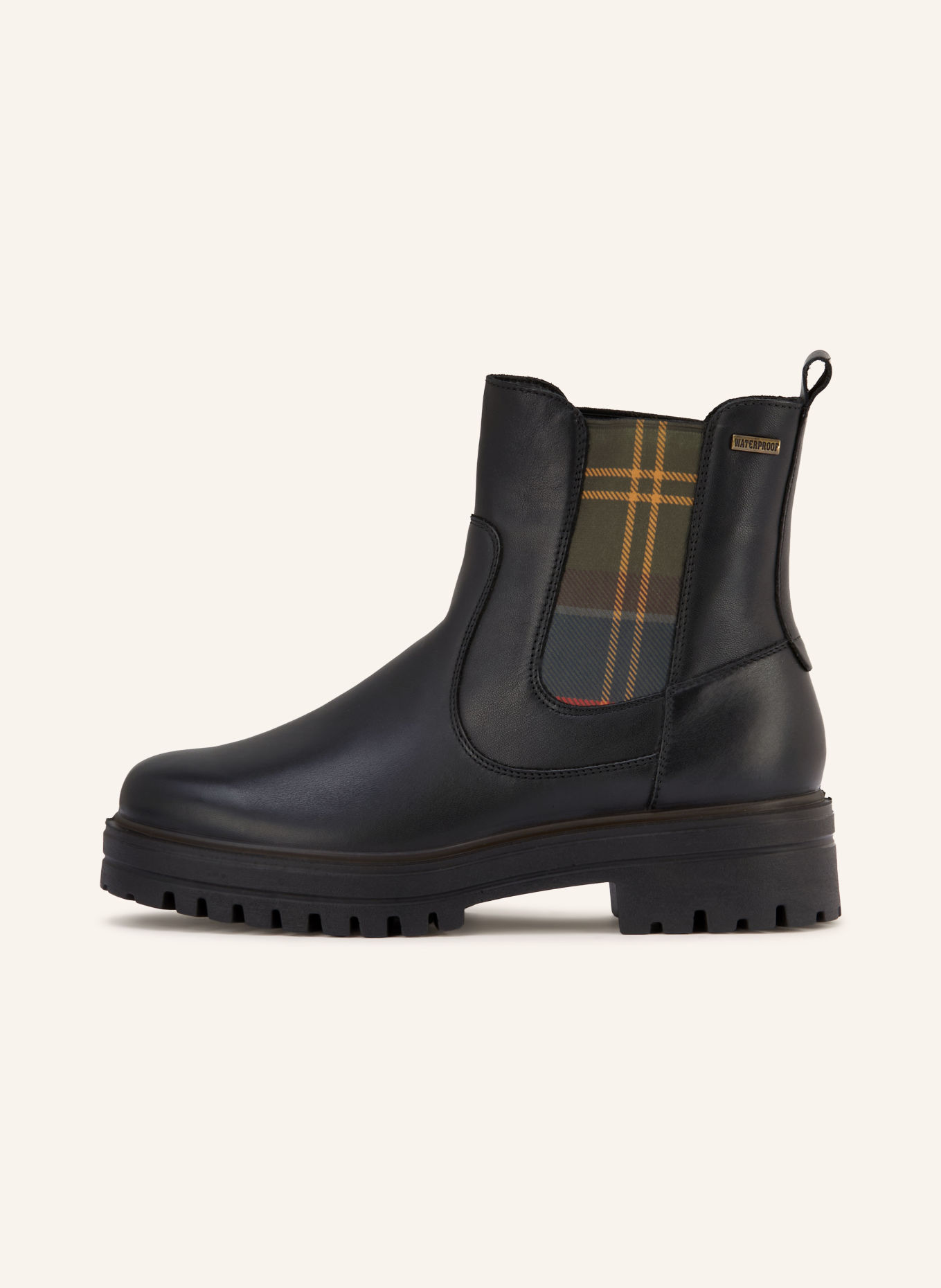 Barbour Botki Chelsea AMBERLEY: CZARNY