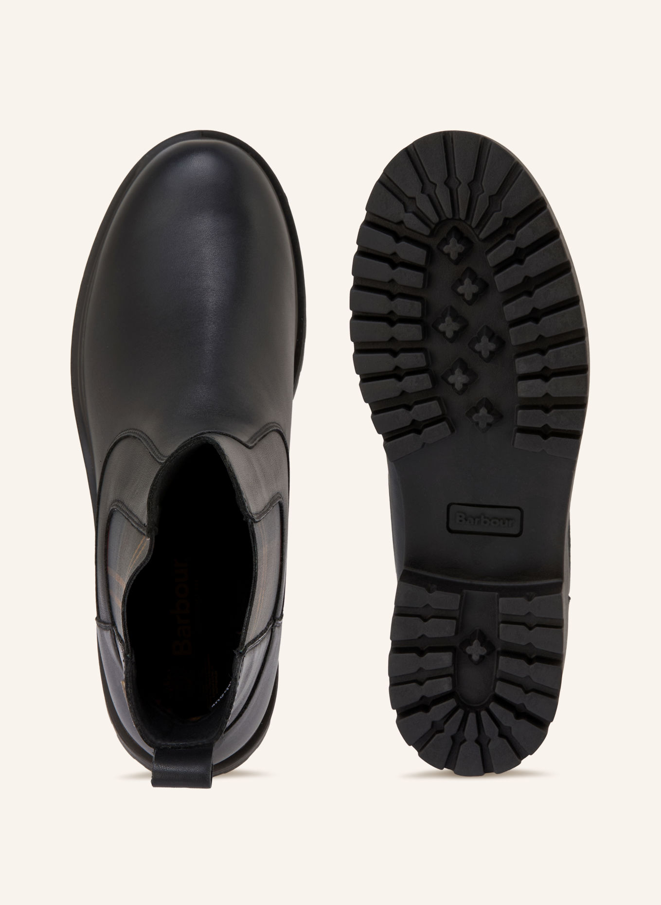 Barbour Botki Chelsea AMBERLEY: CZARNY
