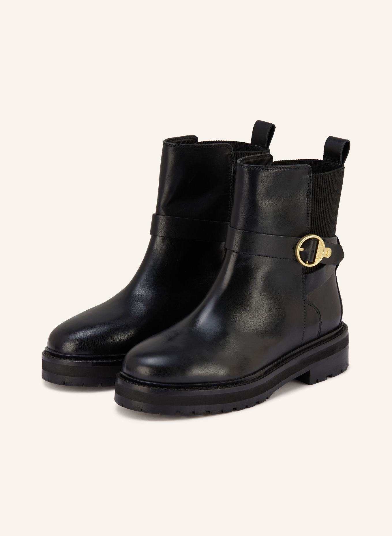 Barbour Bottes ALEXANDRA: NOIR / OR
