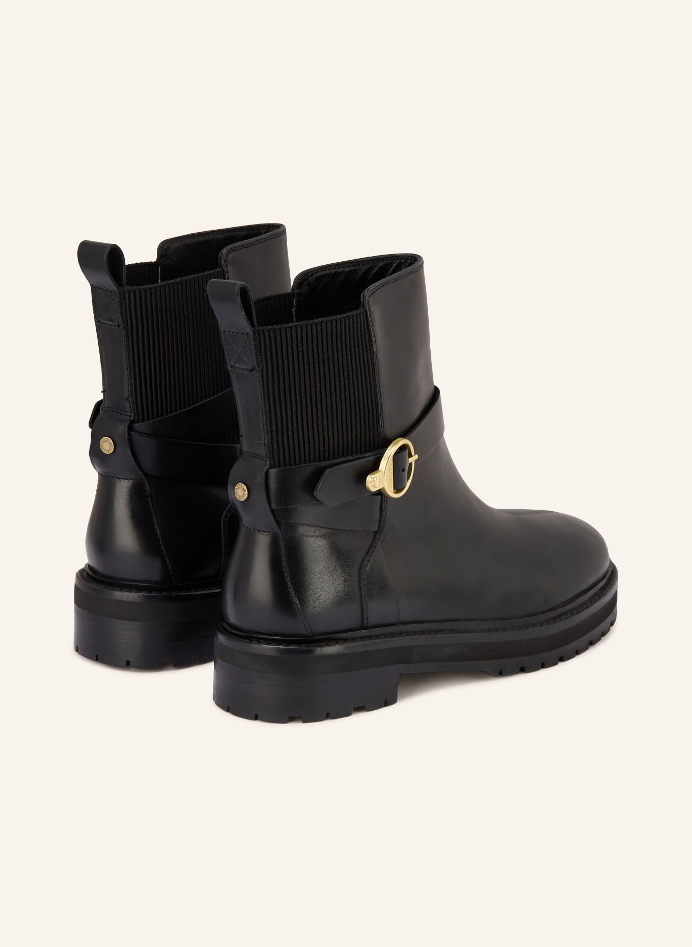 Barbour Bottes ALEXANDRA: NOIR / OR