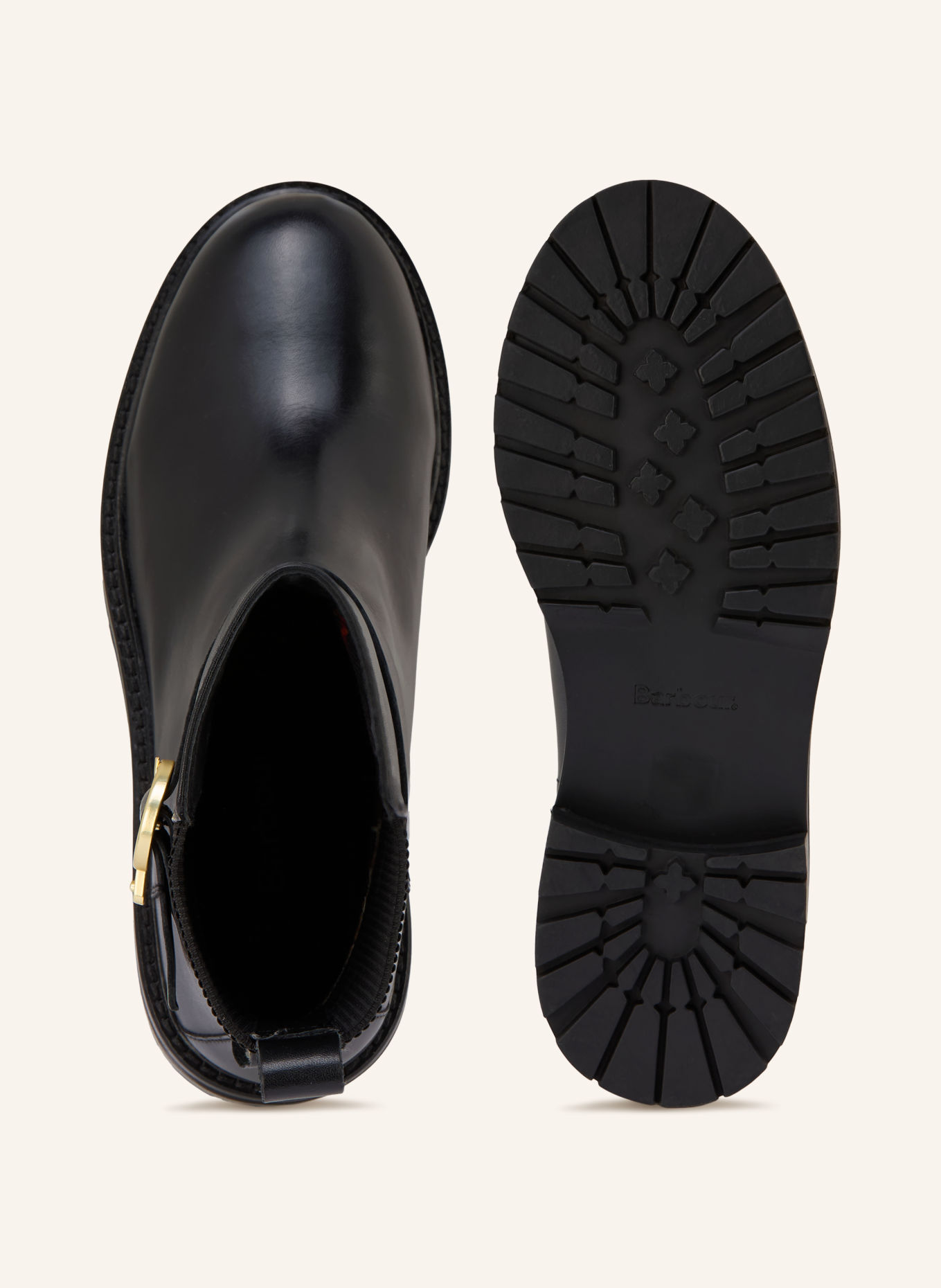 Barbour Bottes ALEXANDRA: NOIR / OR