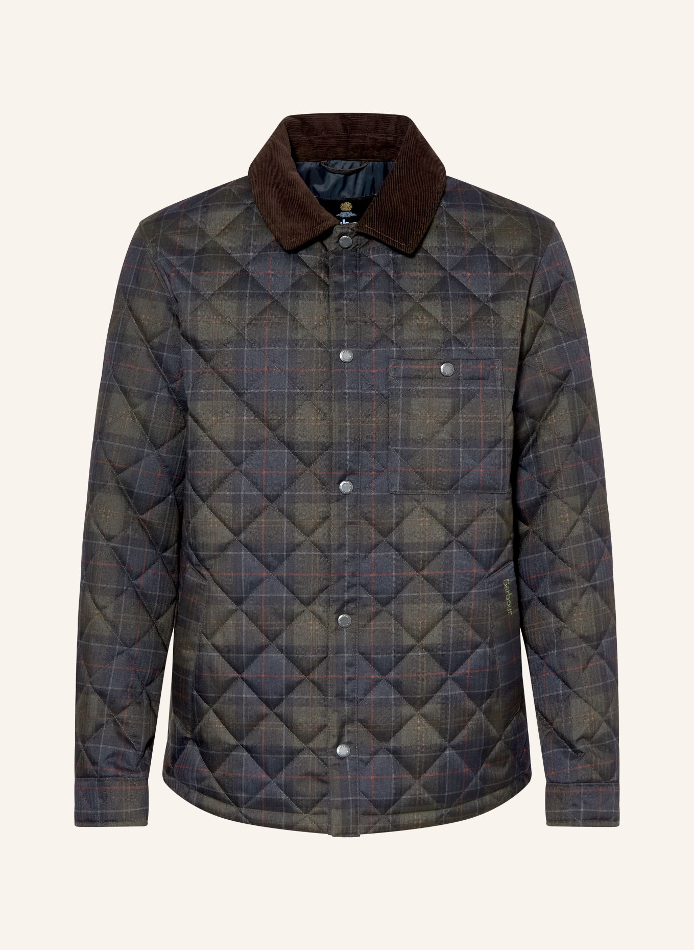 Barbour Quilted jacket: DARK GREEN / DARK RED / DARK BLUE