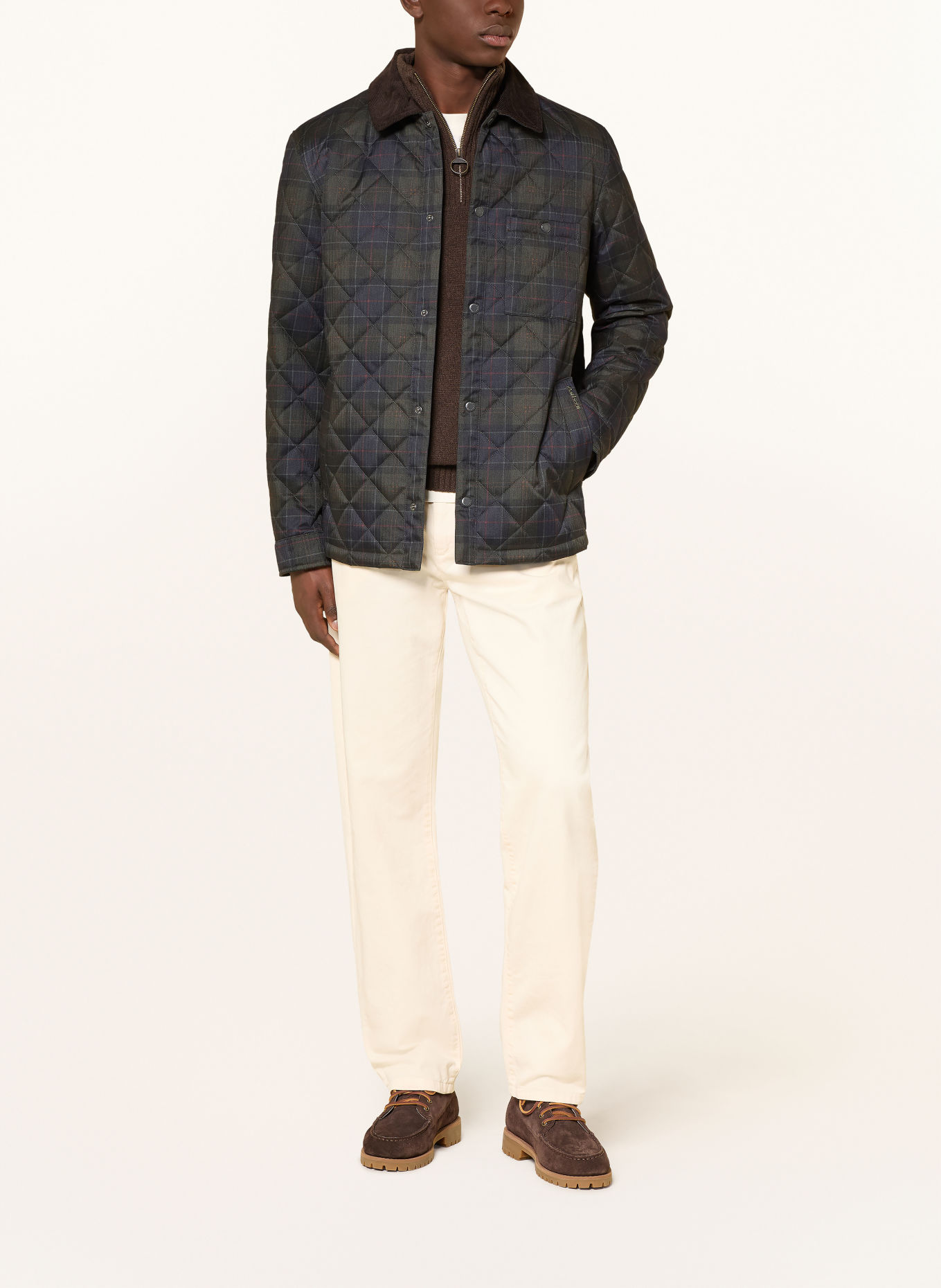 Barbour Quilted jacket: DARK GREEN / DARK RED / DARK BLUE