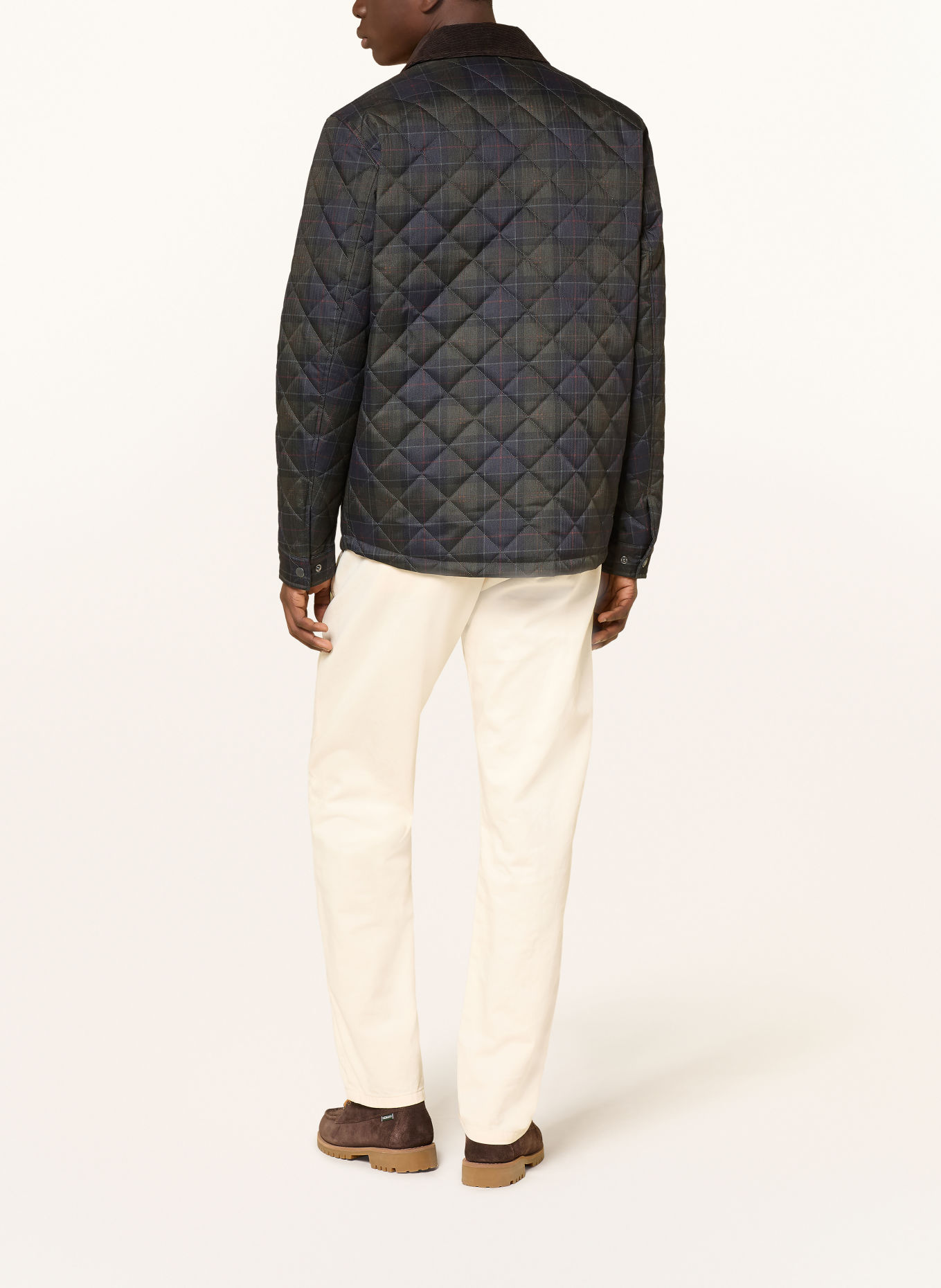 Barbour Quilted jacket: DARK GREEN / DARK RED / DARK BLUE