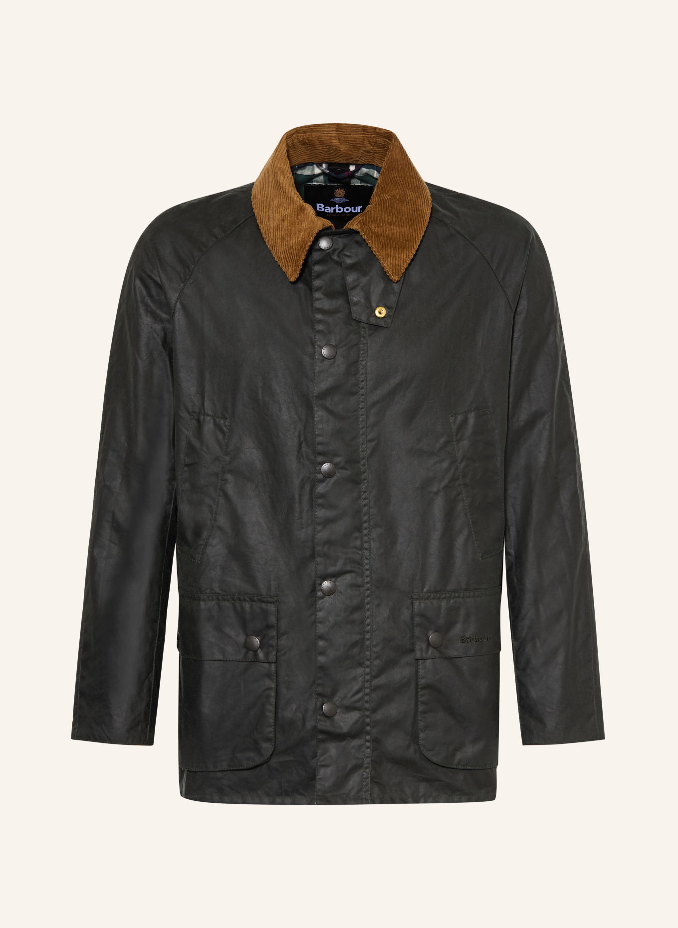 Barbour Kurtka polowa FESTIVE ASHBY: KHAKI / BRĄZOWY