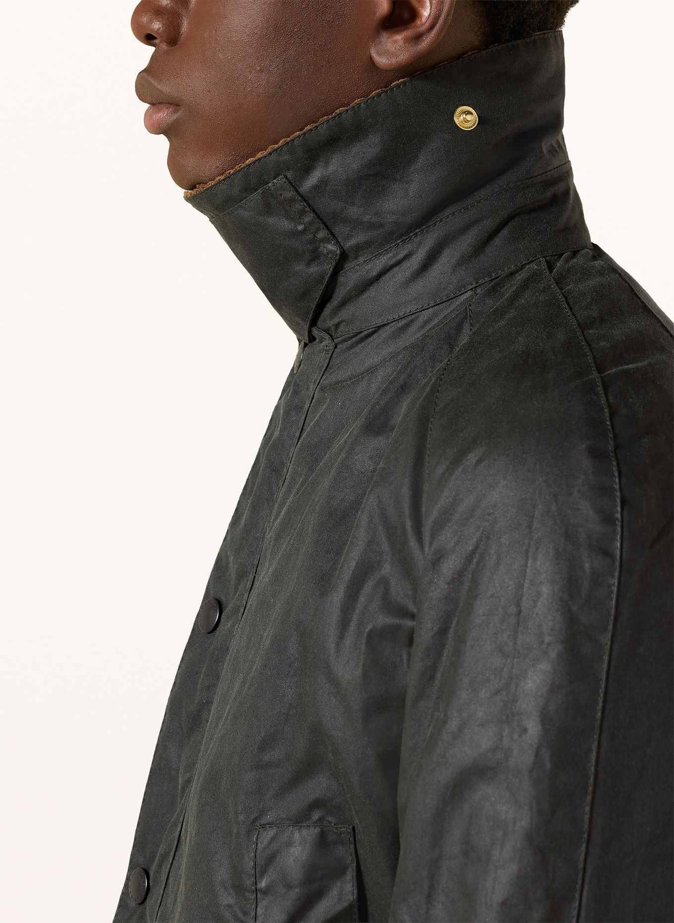 Barbour Kurtka polowa FESTIVE ASHBY: KHAKI / BRĄZOWY