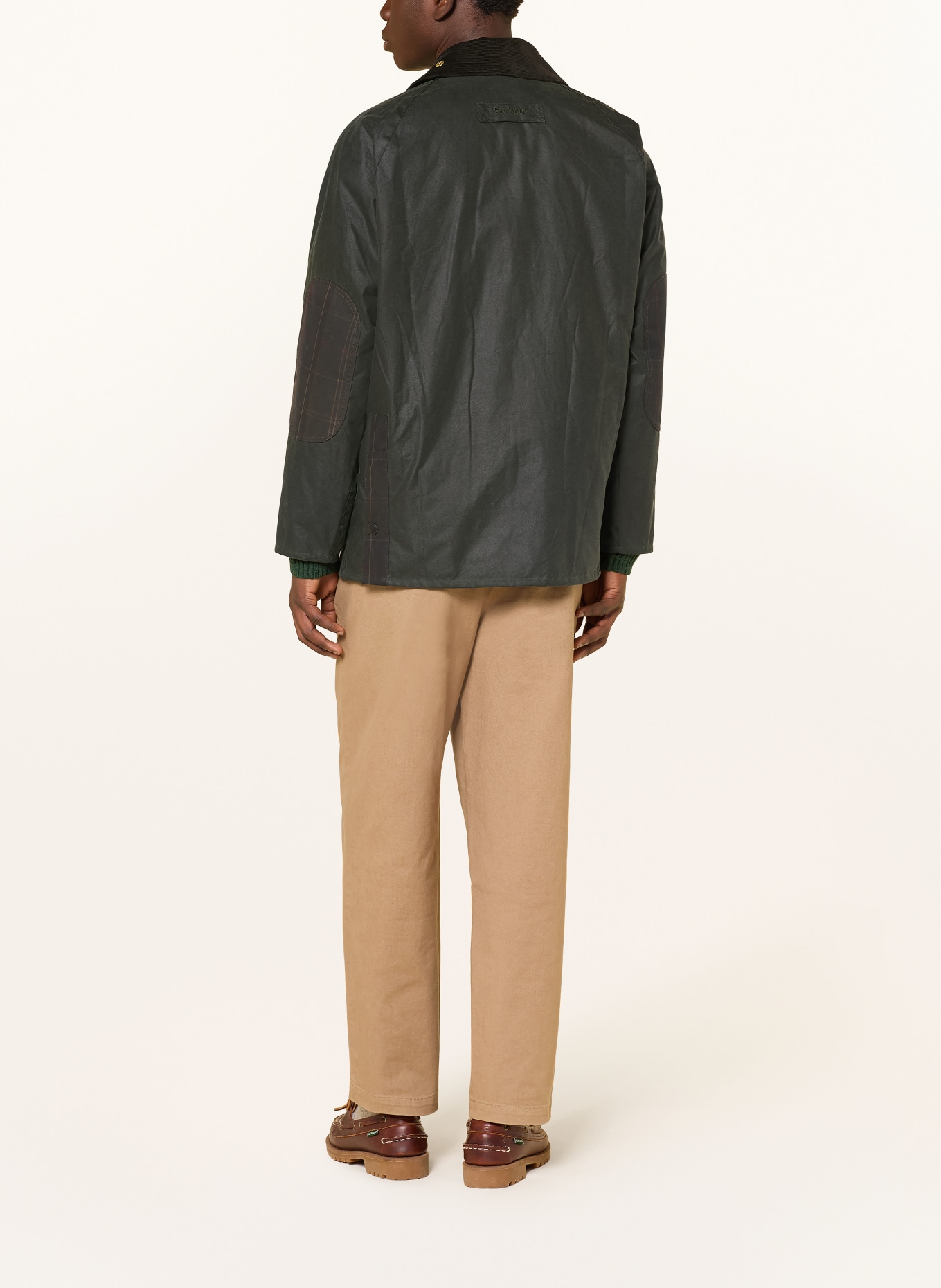 Barbour Fieldjacket PATCH BEDALE: KHAKI / DUNKELBRAUN