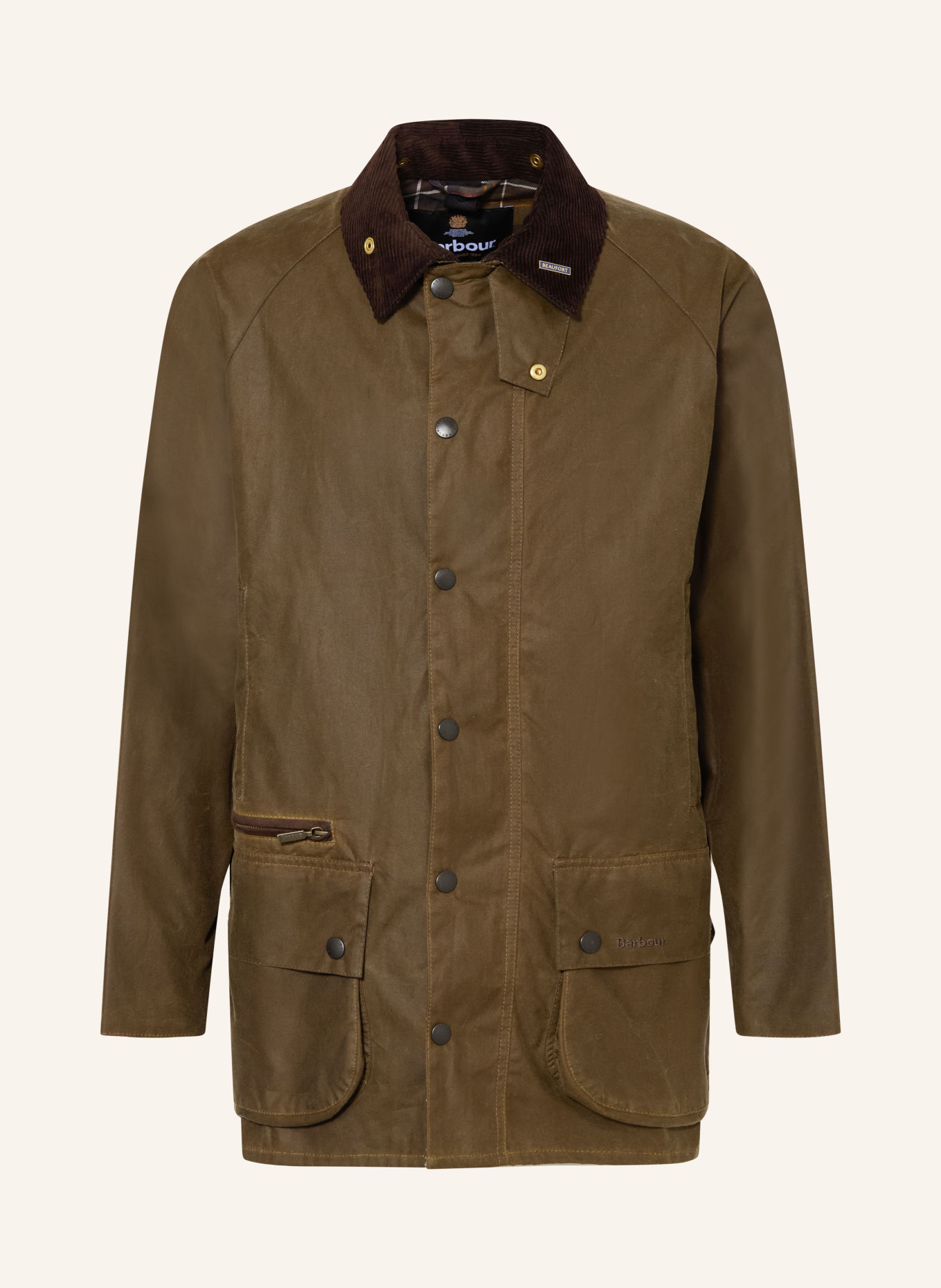 Barbour Fieldjacket ICONS BEAUFORT: BRUIN / MARRON FONCÉ