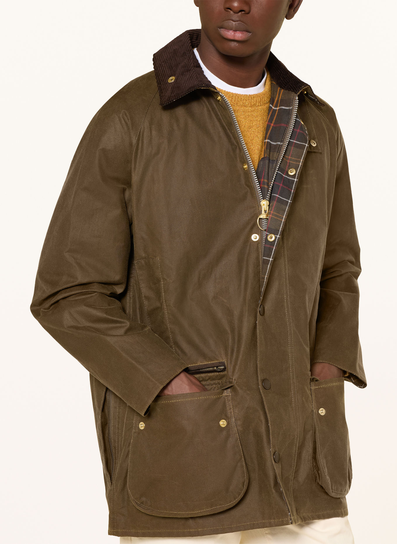 Barbour Fieldjacket ICONS BEAUFORT: BRUIN / MARRON FONCÉ