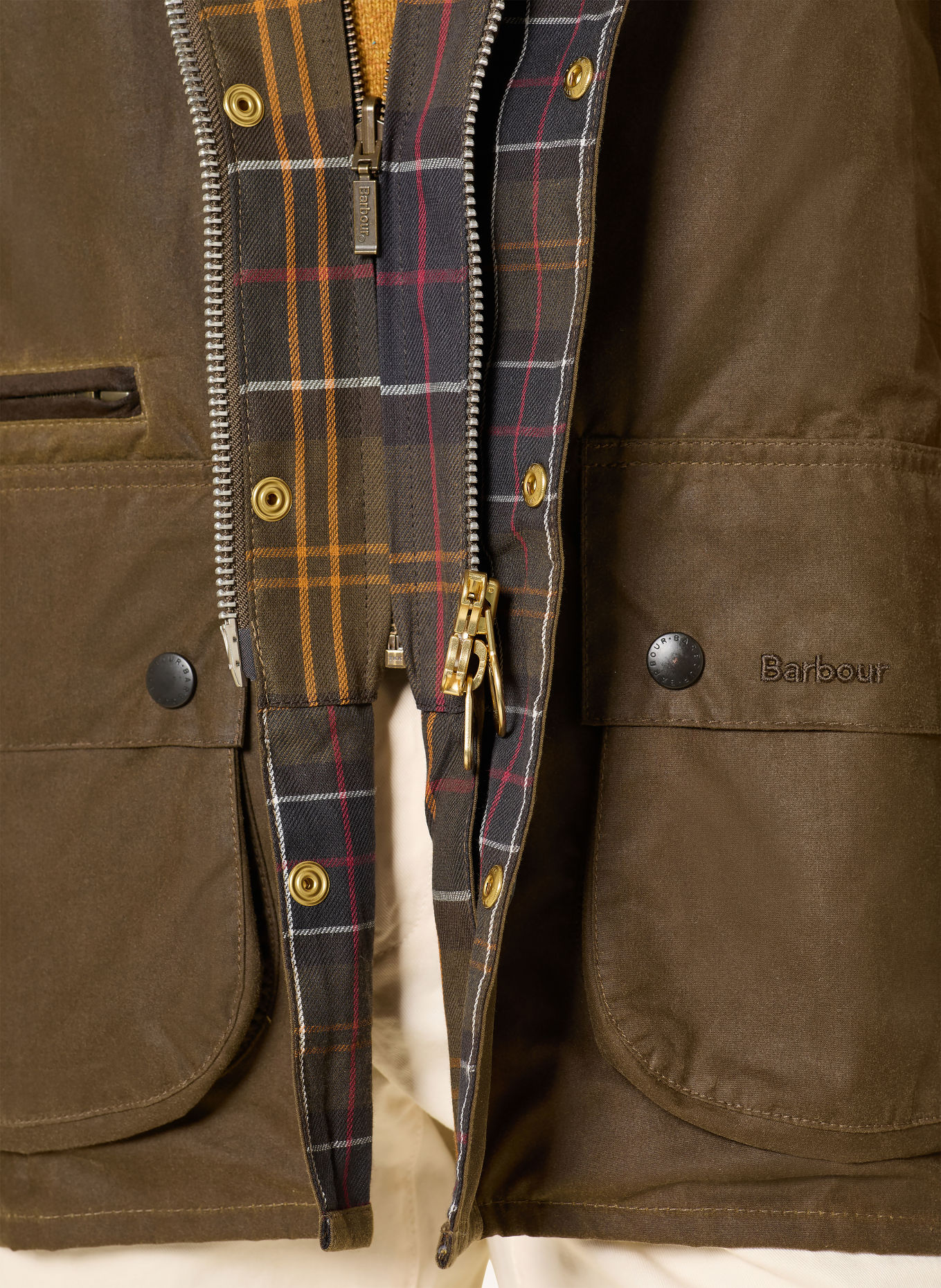 Barbour Fieldjacket ICONS BEAUFORT: BRUIN / MARRON FONCÉ