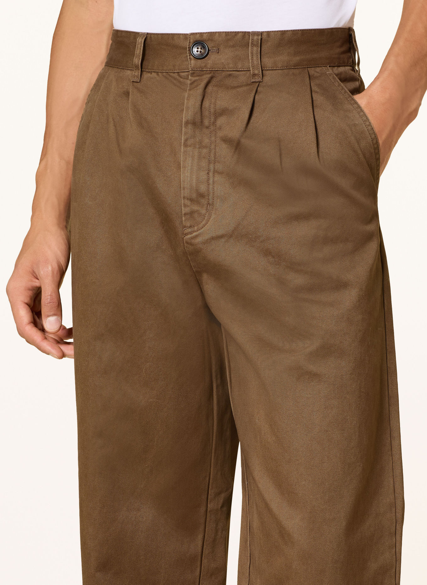 Barbour Chino YORKLANE Regular Fit: BRUIN
