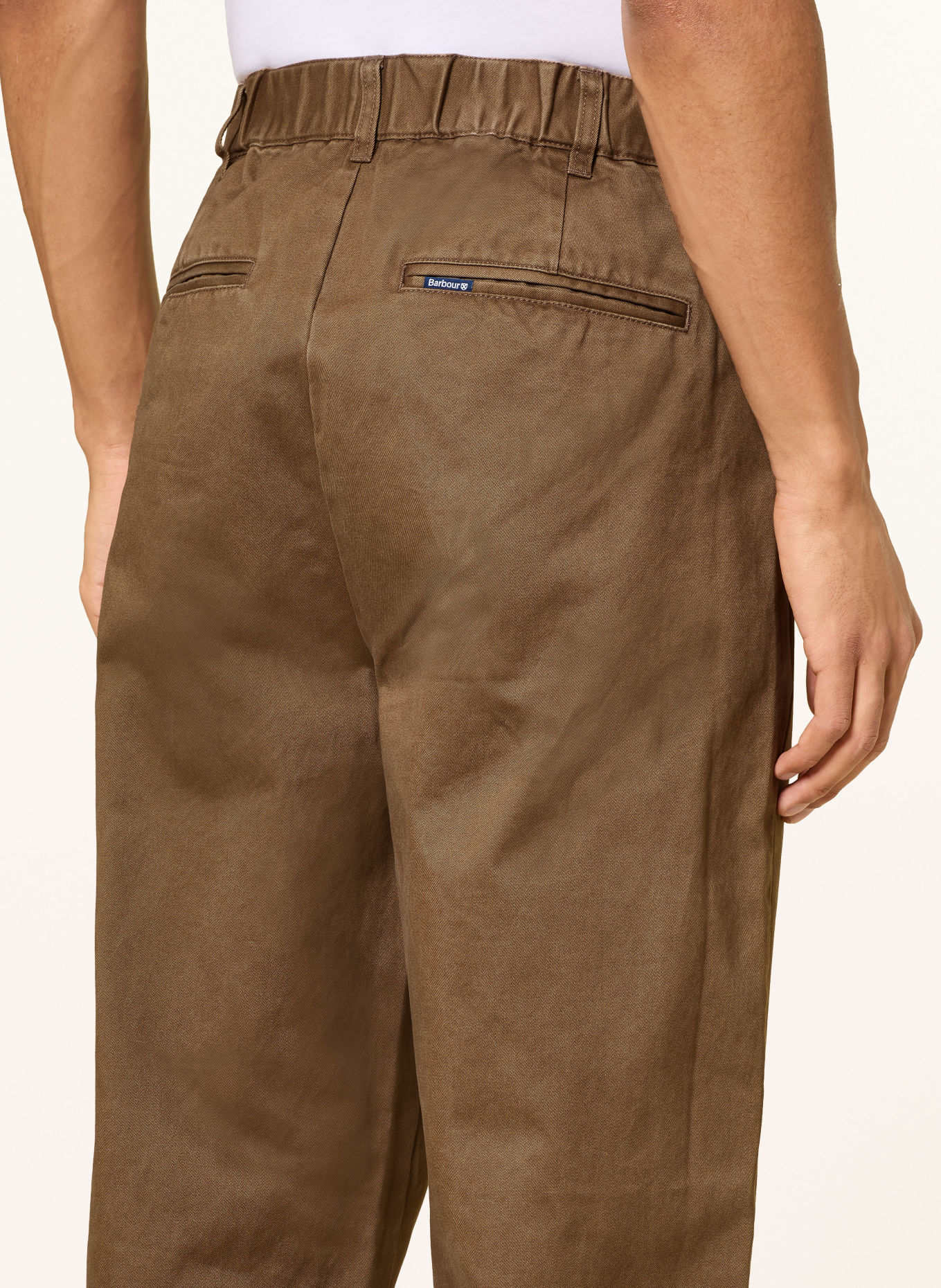 Barbour Chino YORKLANE Regular Fit: BRUIN