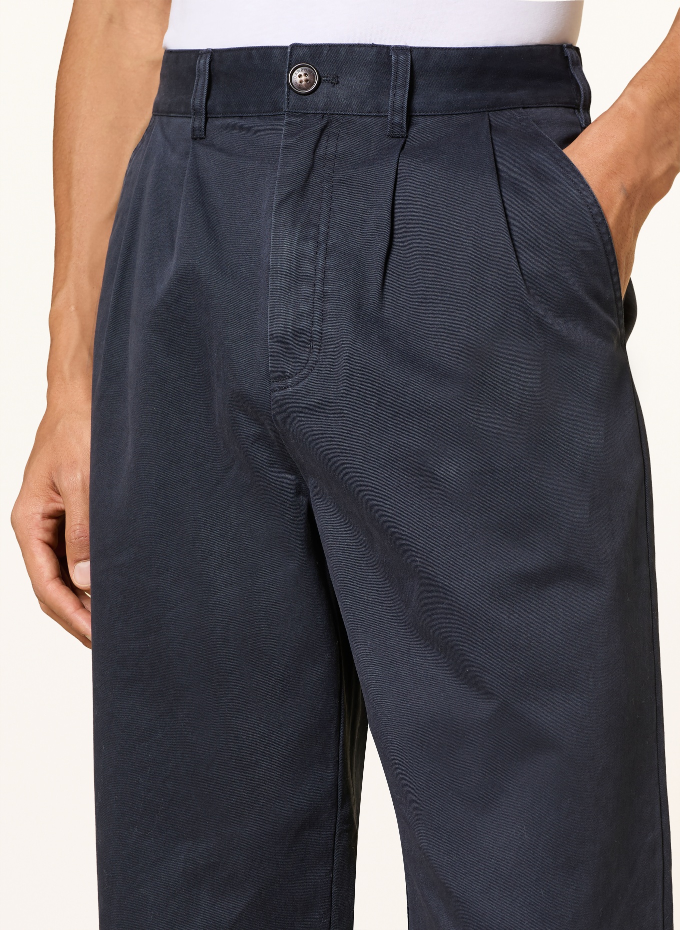 Barbour Chino YORKLANE Regular Fit: DUNKELBLAU