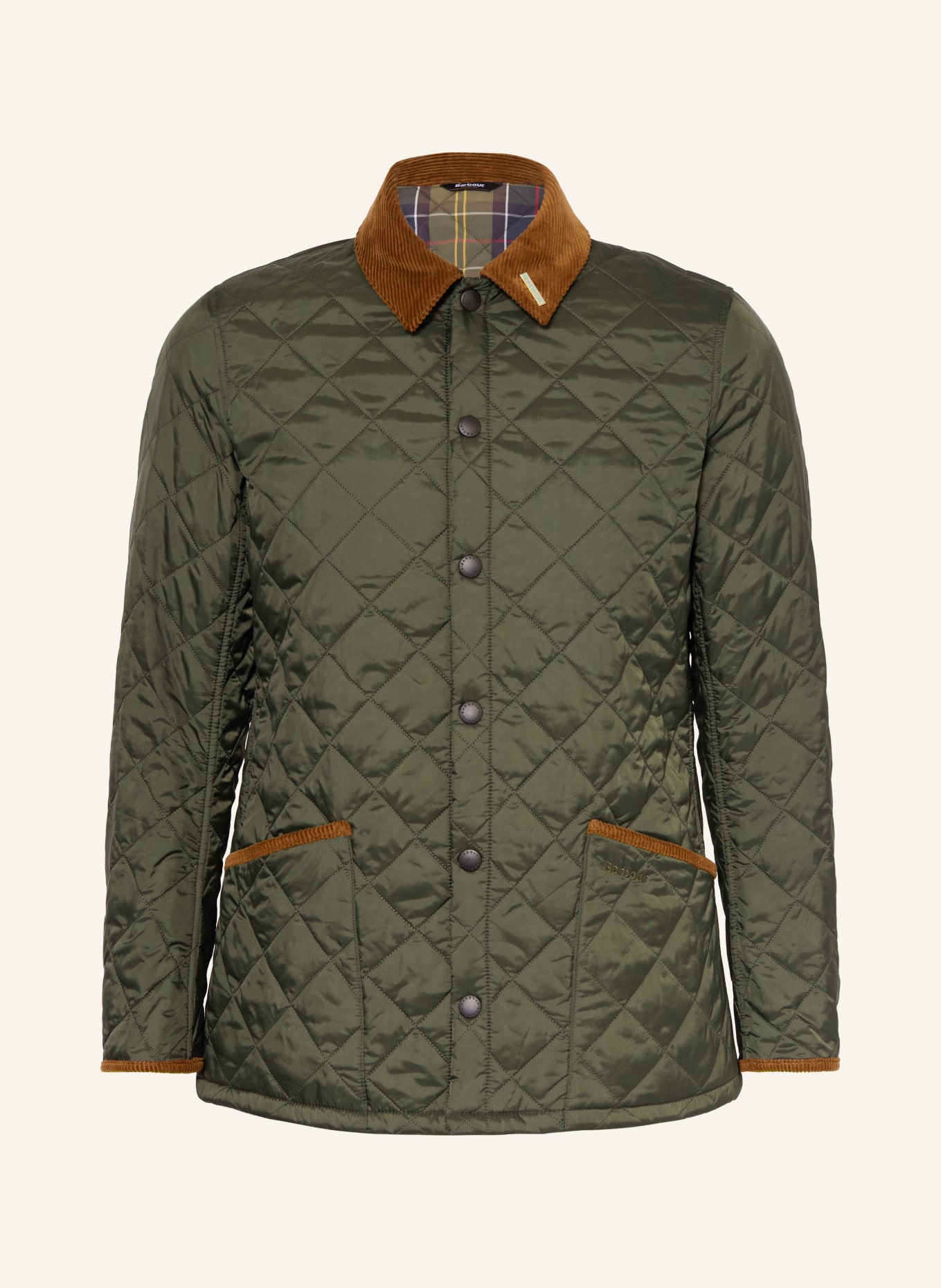 Barbour Steppjacke LIDDESDA: DUNKELGRÜN / DUNKELBRAUN