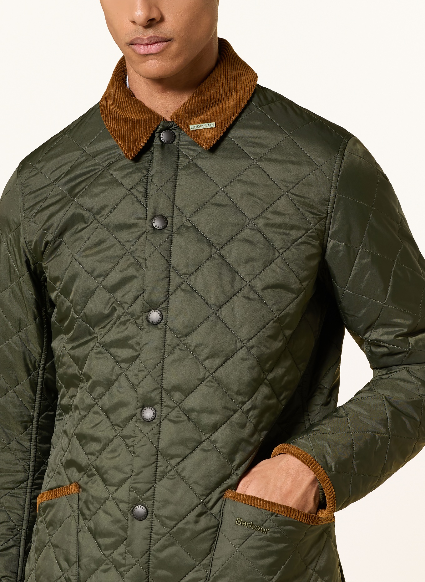 Barbour Steppjacke LIDDESDA: DUNKELGRÜN / DUNKELBRAUN