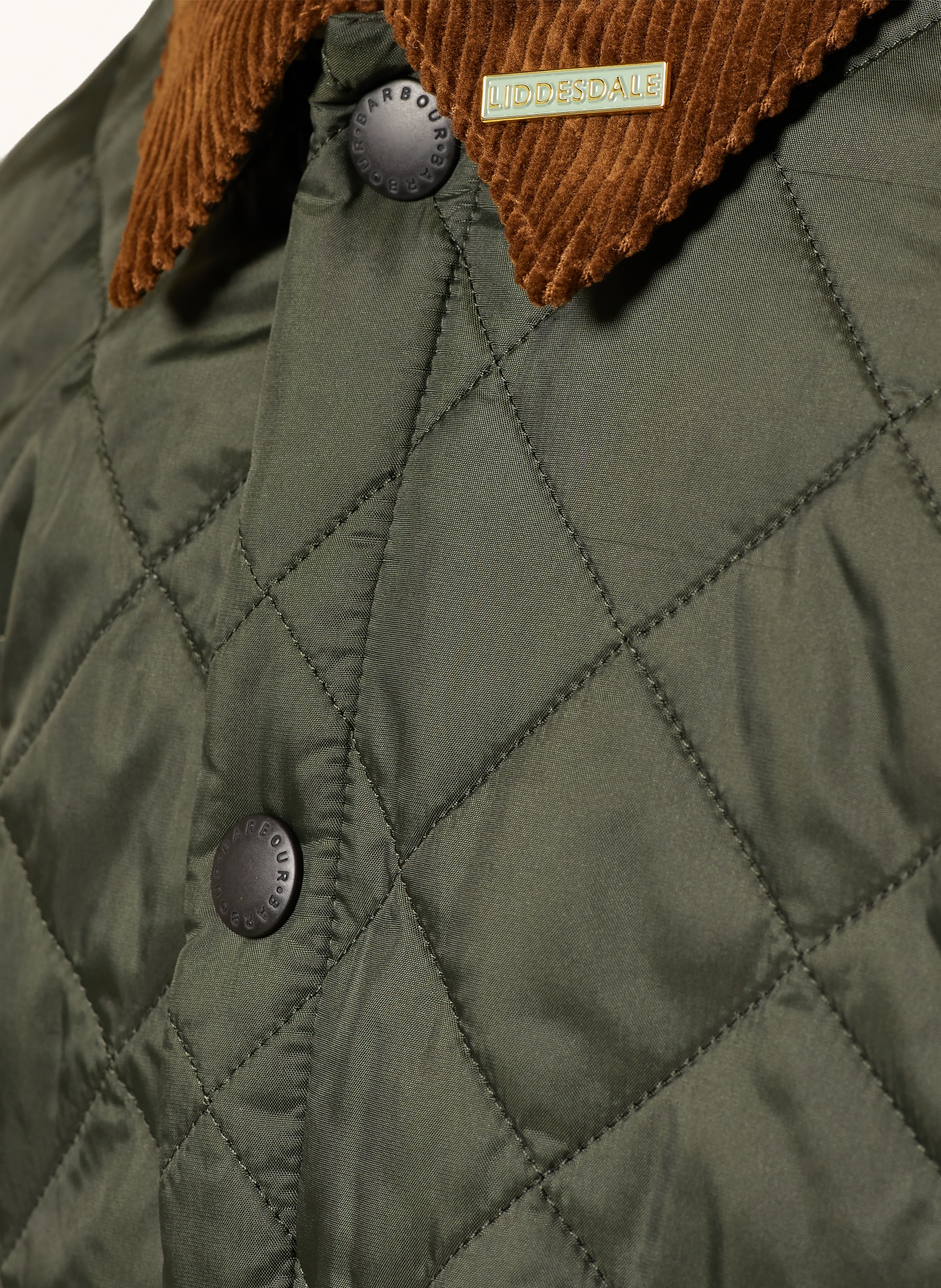 Barbour Steppjacke LIDDESDA: DUNKELGRÜN / DUNKELBRAUN