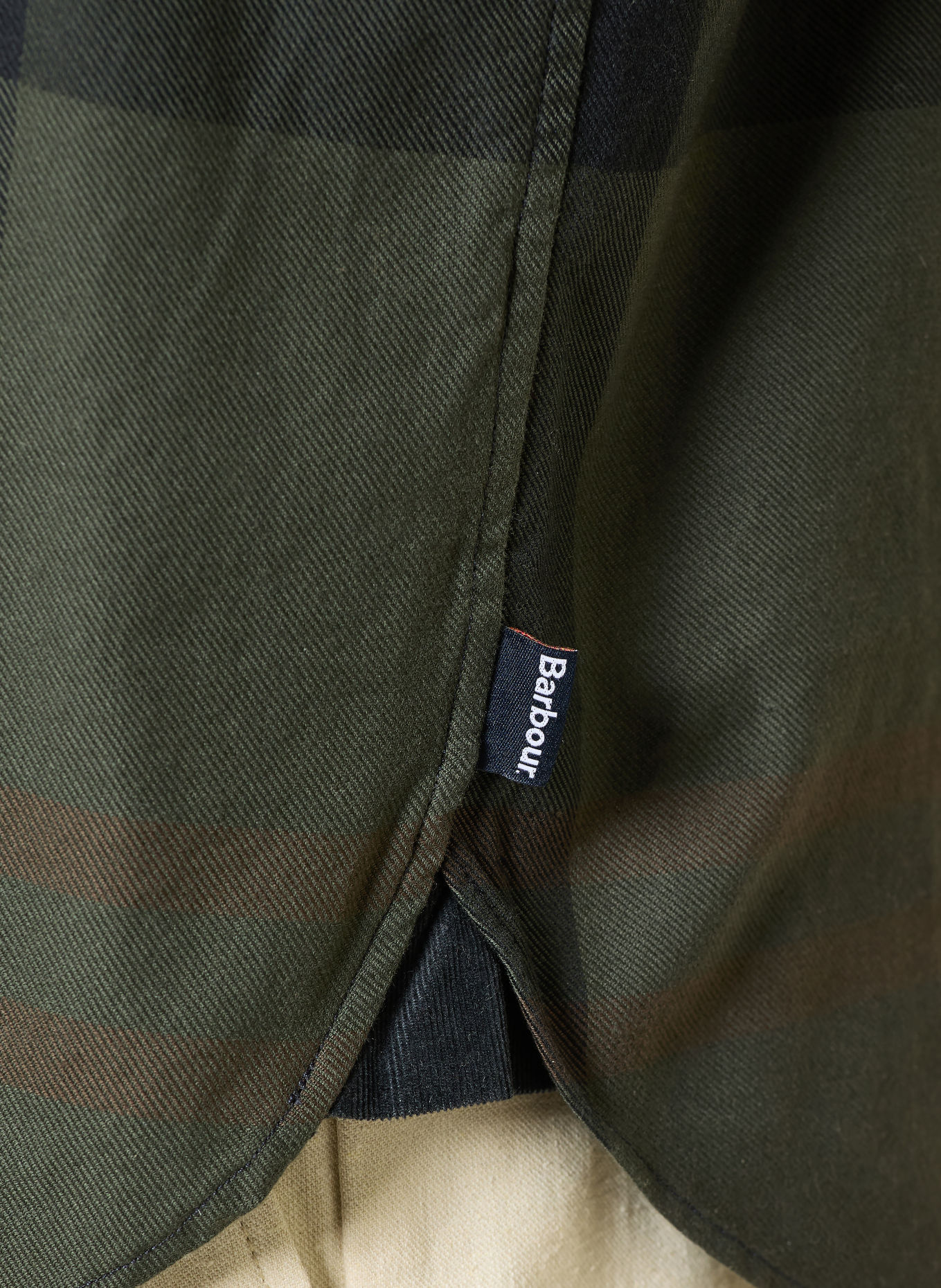 Barbour Hemd DUNOON Authentic Fit: DUNKELGRÜN / DUNKELROT / DUNKELBLAU