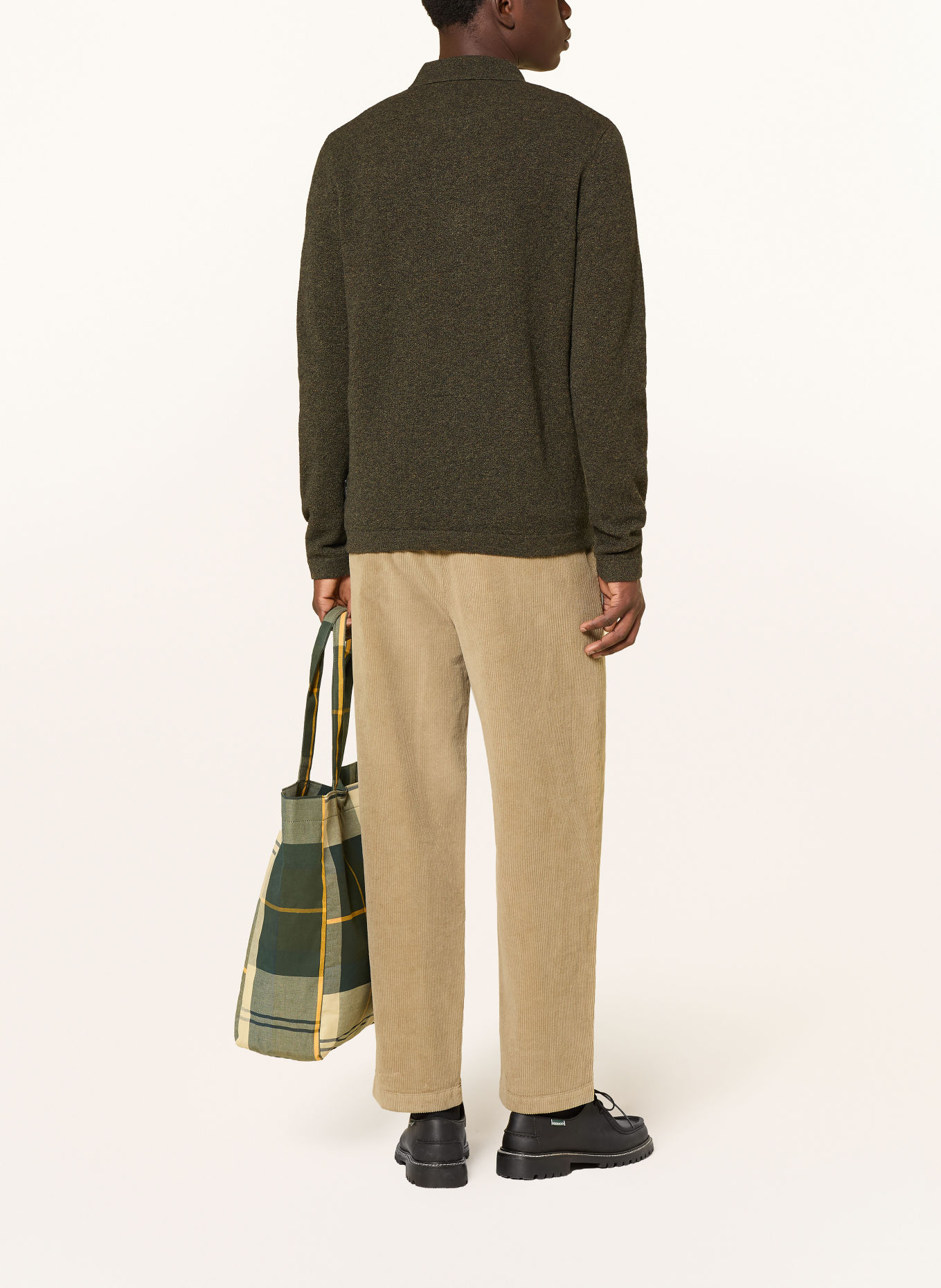 Barbour Knit polo shirt: DARK GREEN / BLACK