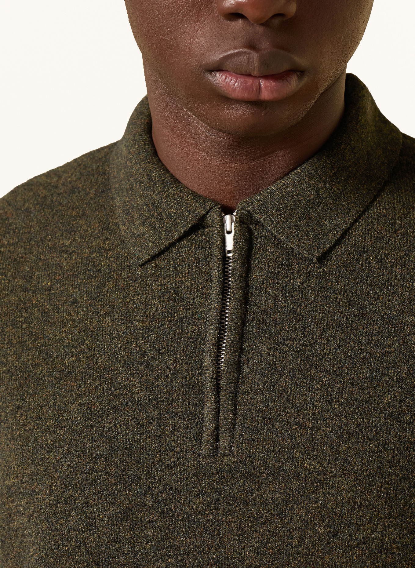 Barbour Knit polo shirt: DARK GREEN / BLACK