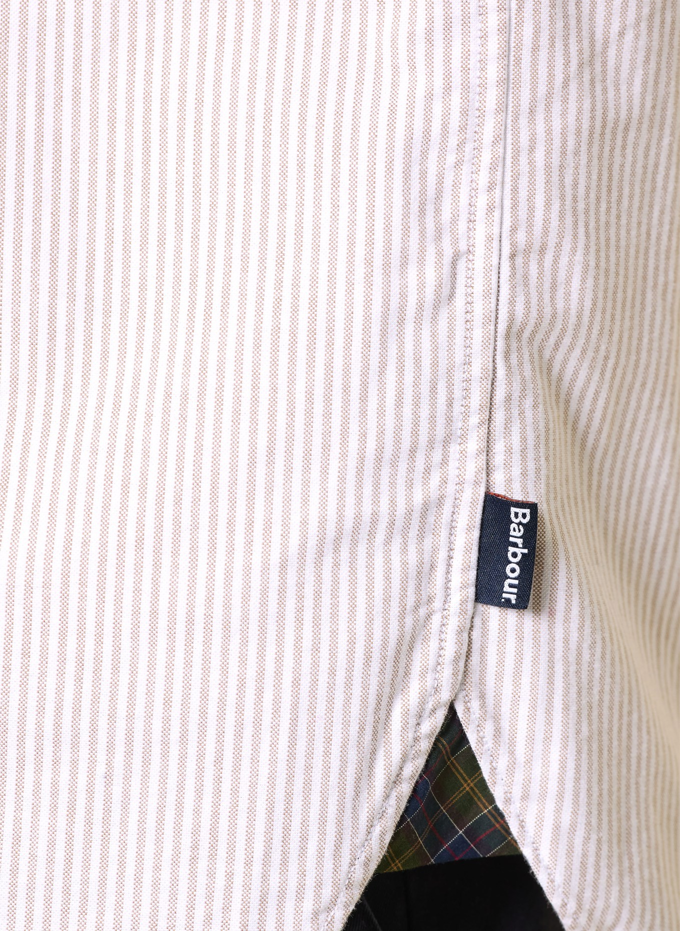Barbour AUTHENTIC Comfort Fit Shirt: BEIGE / BROWN / DARK BLUE