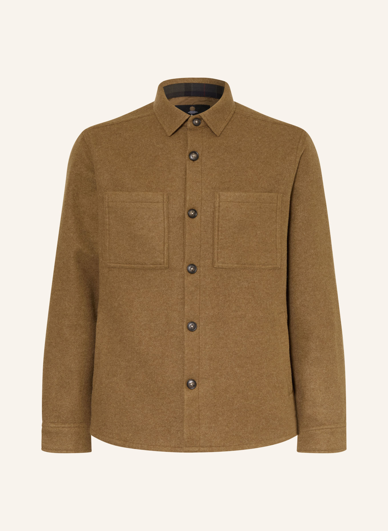 Barbour MARLTOWN Overshirt: COGNAC