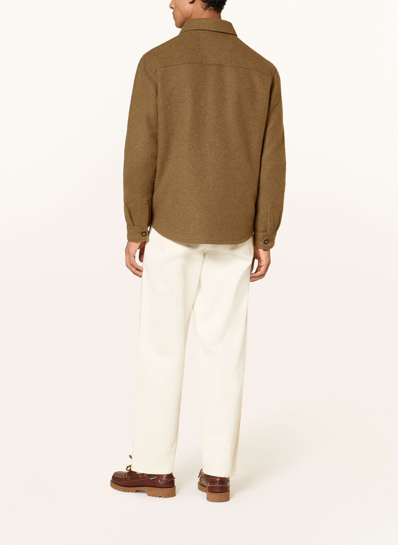 Barbour MARLTOWN Overshirt: COGNAC
