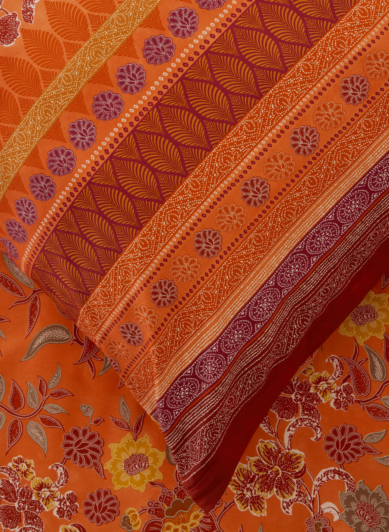 bassetti Bettwäsche VARIGOTTI: ORANGE / BRAUN / GELB